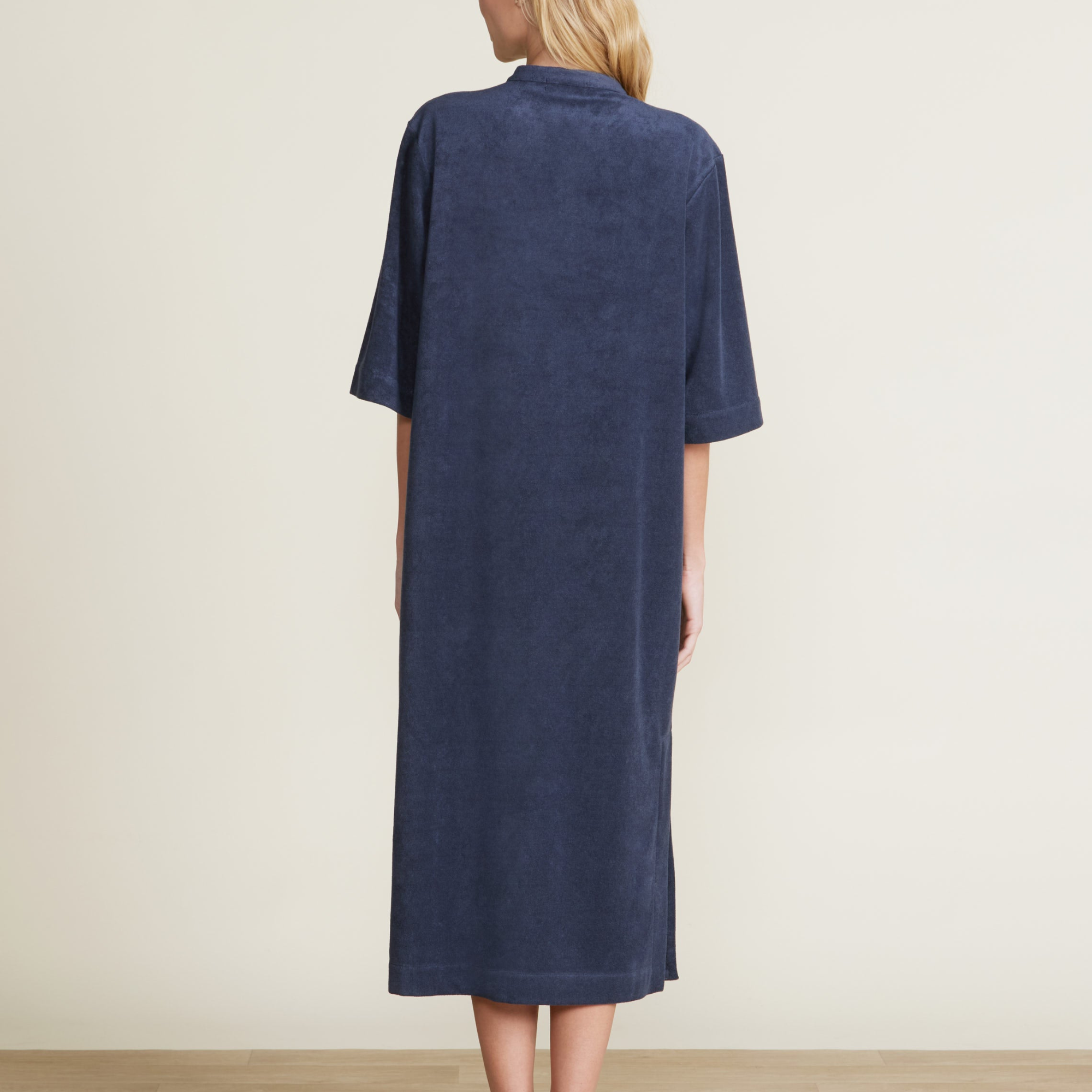 CozyTerry Placket Caftan