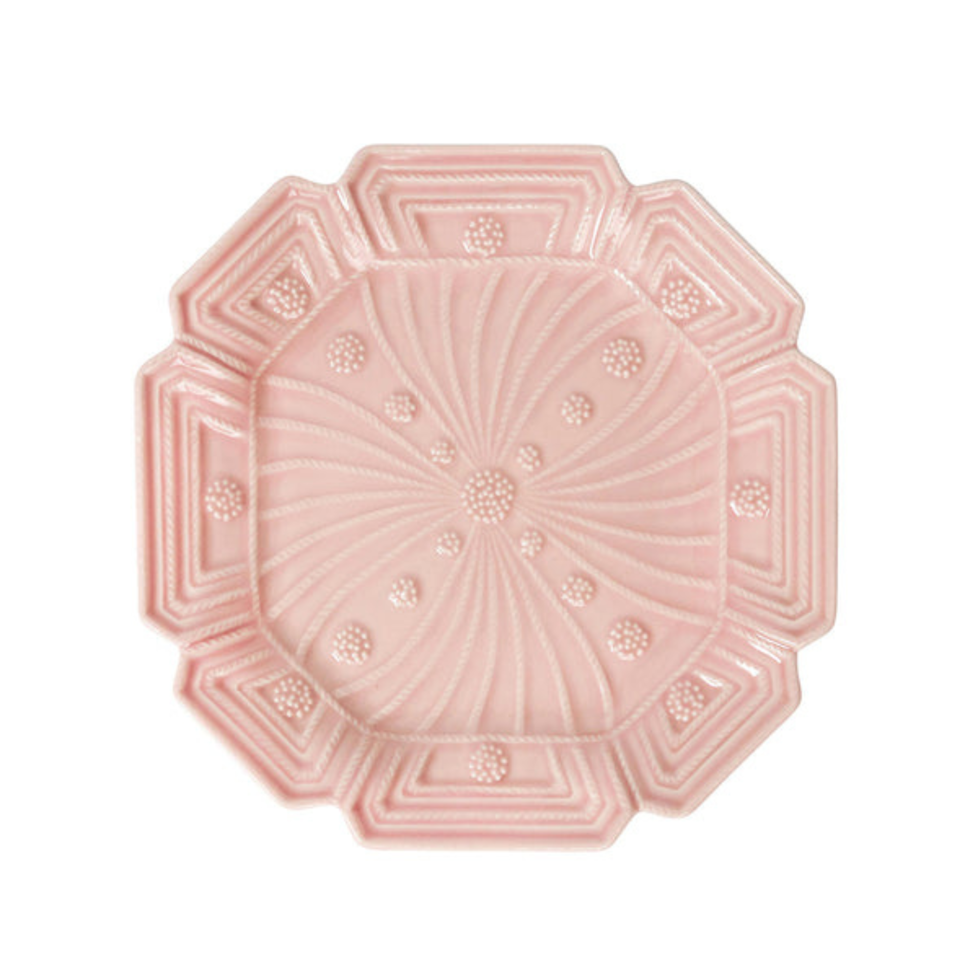 Jardin Du Monde Dessert/Salad Plate - Blush - Set of 4