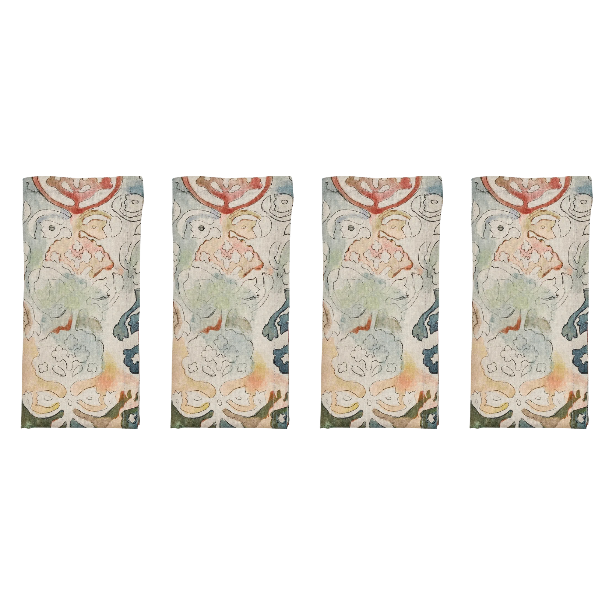Giverny Napkin in Multi - Set of 4
