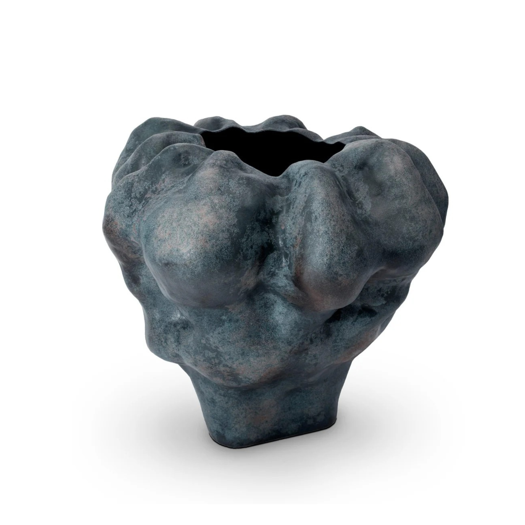 Timna Vase Aged Iron - Short