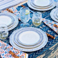 Sitio Stripe Delft Blue Dinnerware Collection - Set of 4