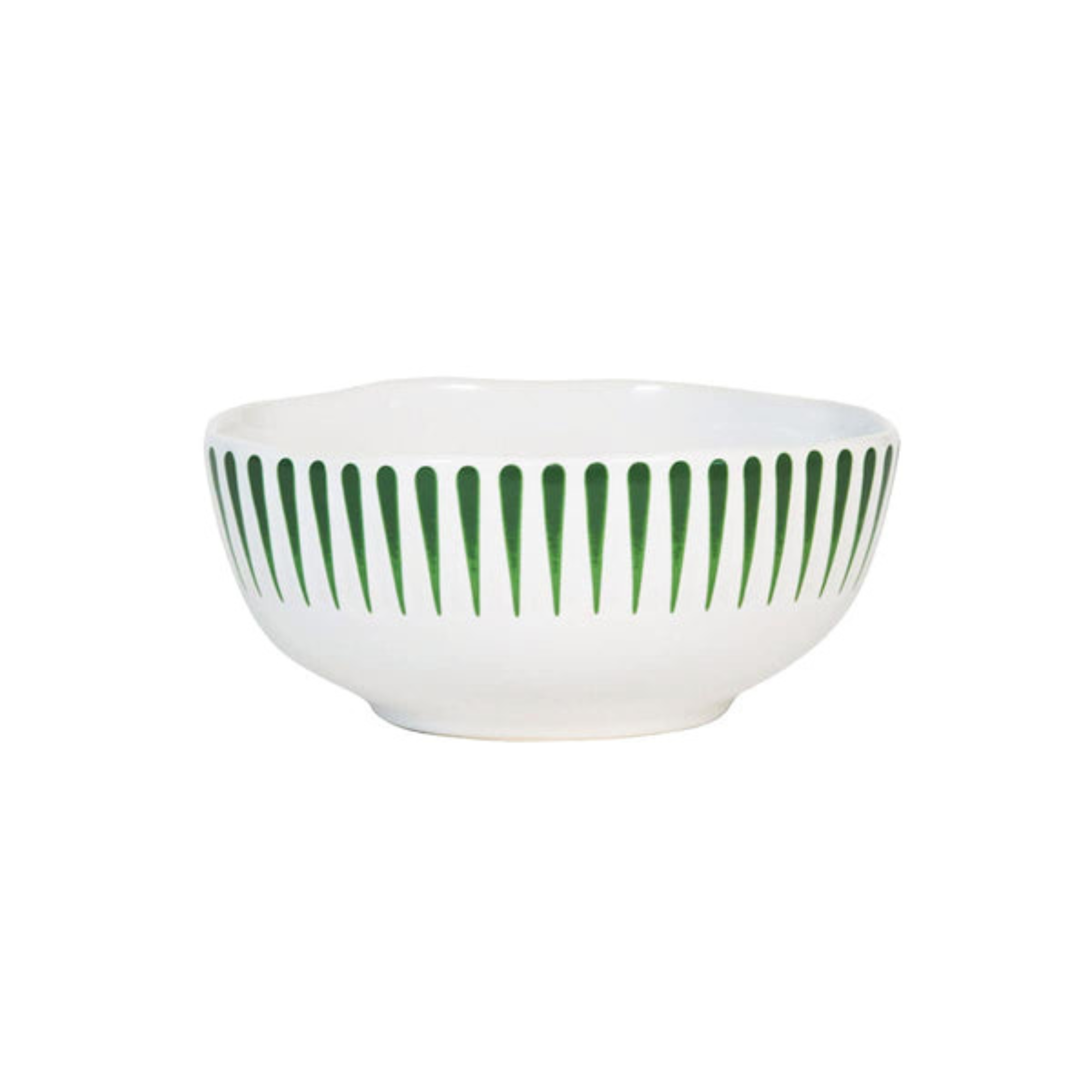 Sitio Stripe Basil Dinnerware Collection - Set of 4