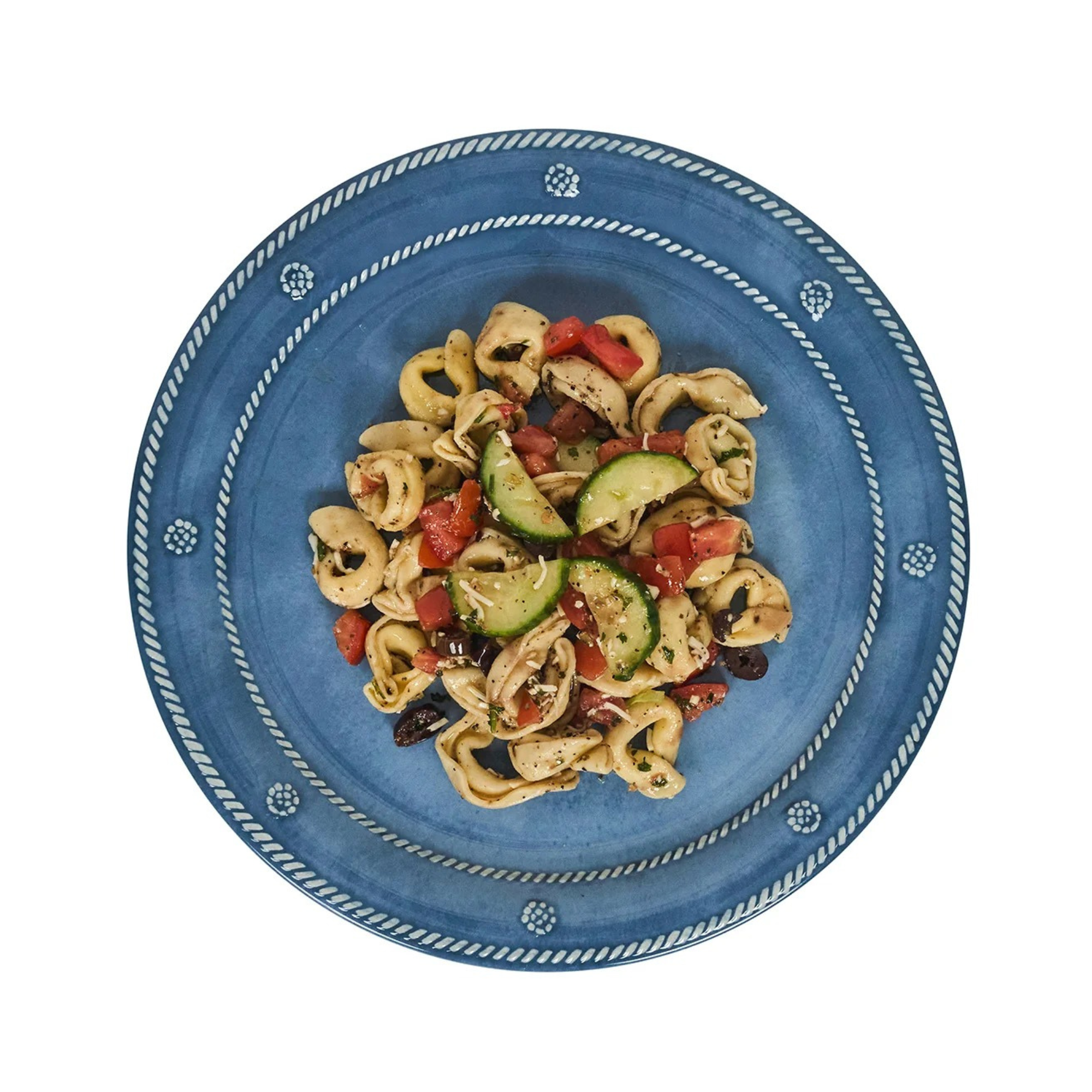 Melamine Dinner Plate in Ocean - Set of 4