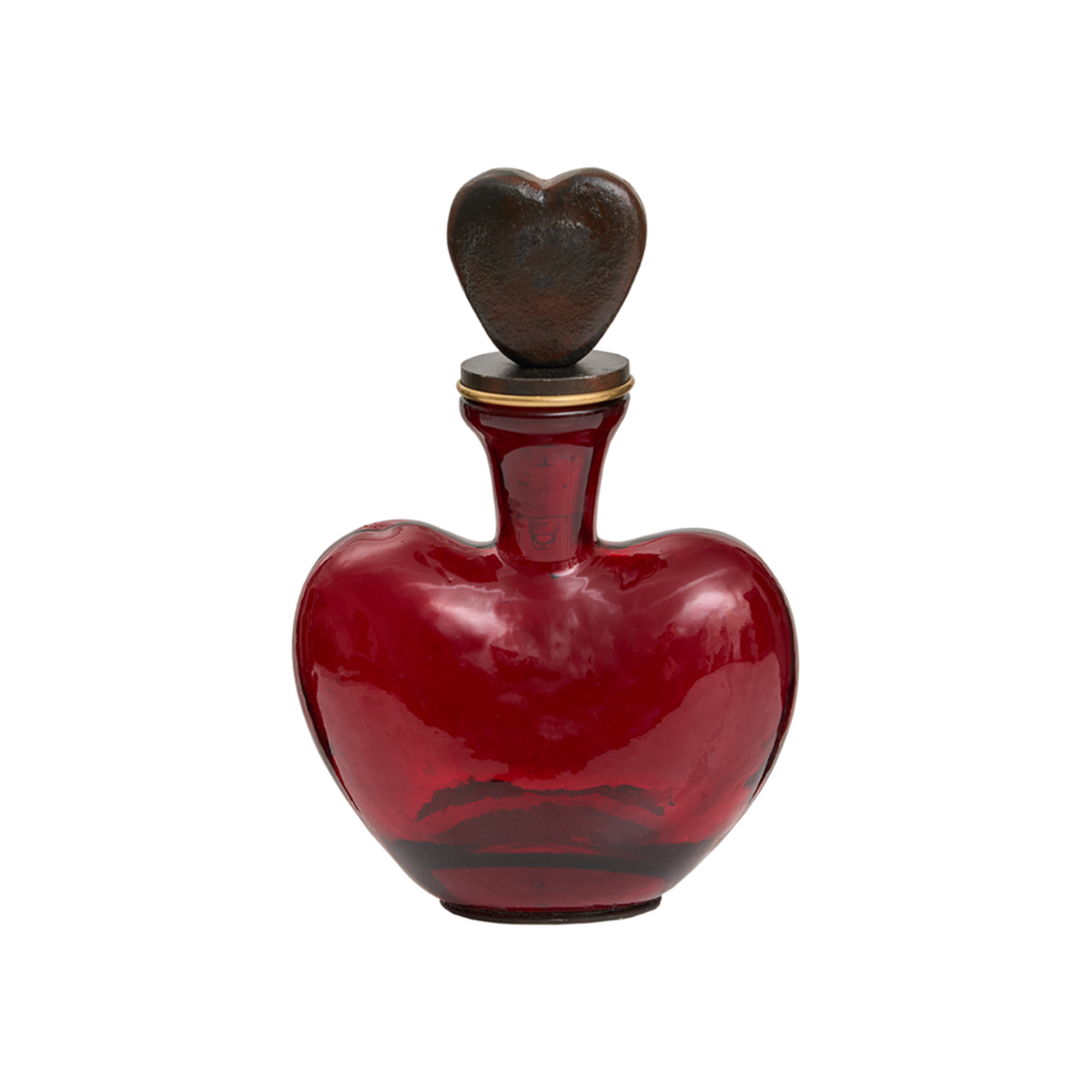 Dos Corazones Heart Decanter