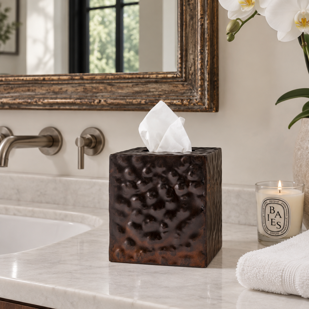 Hammered Tissue Box