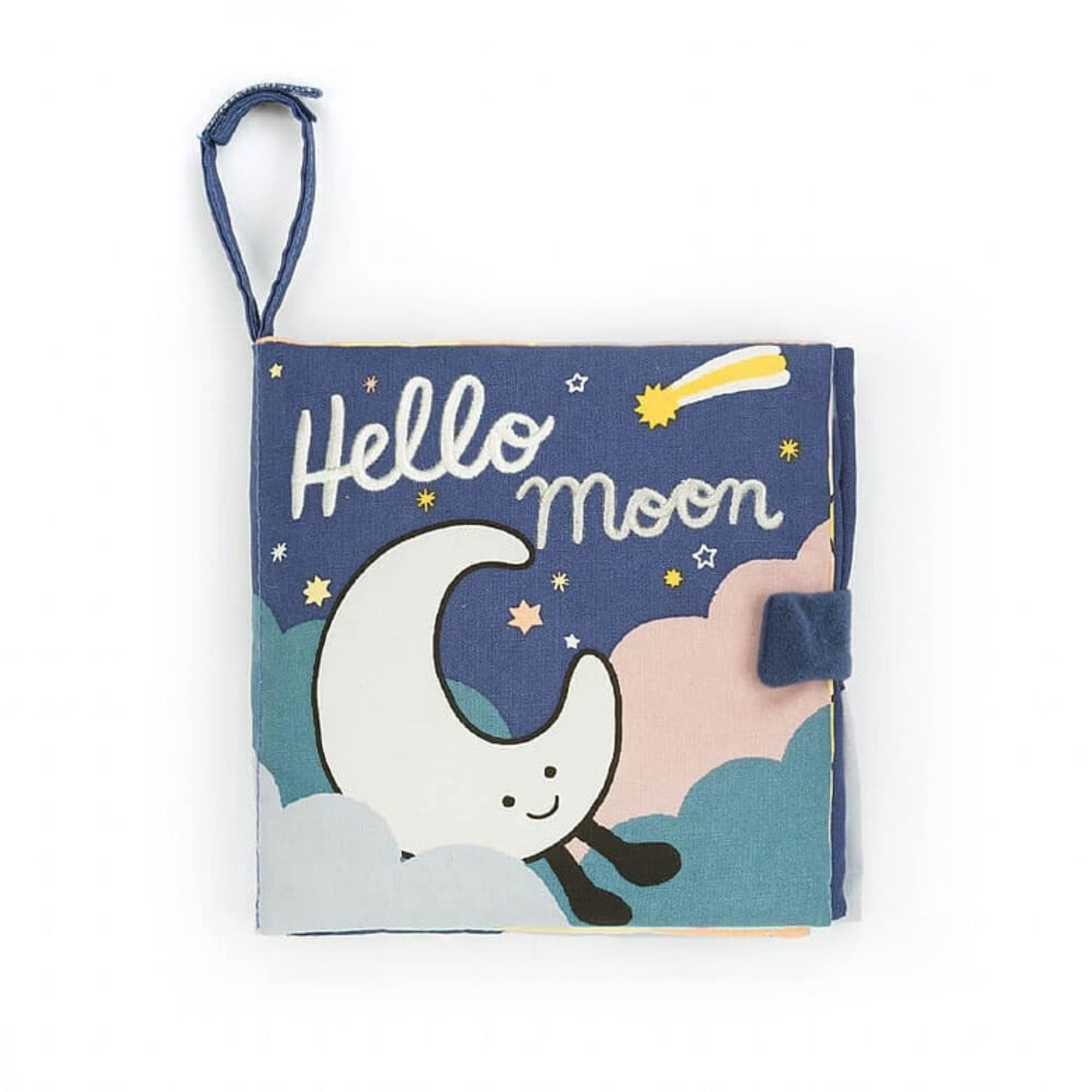 Hello Moon Fabric Book & Amuseable Moon Soother