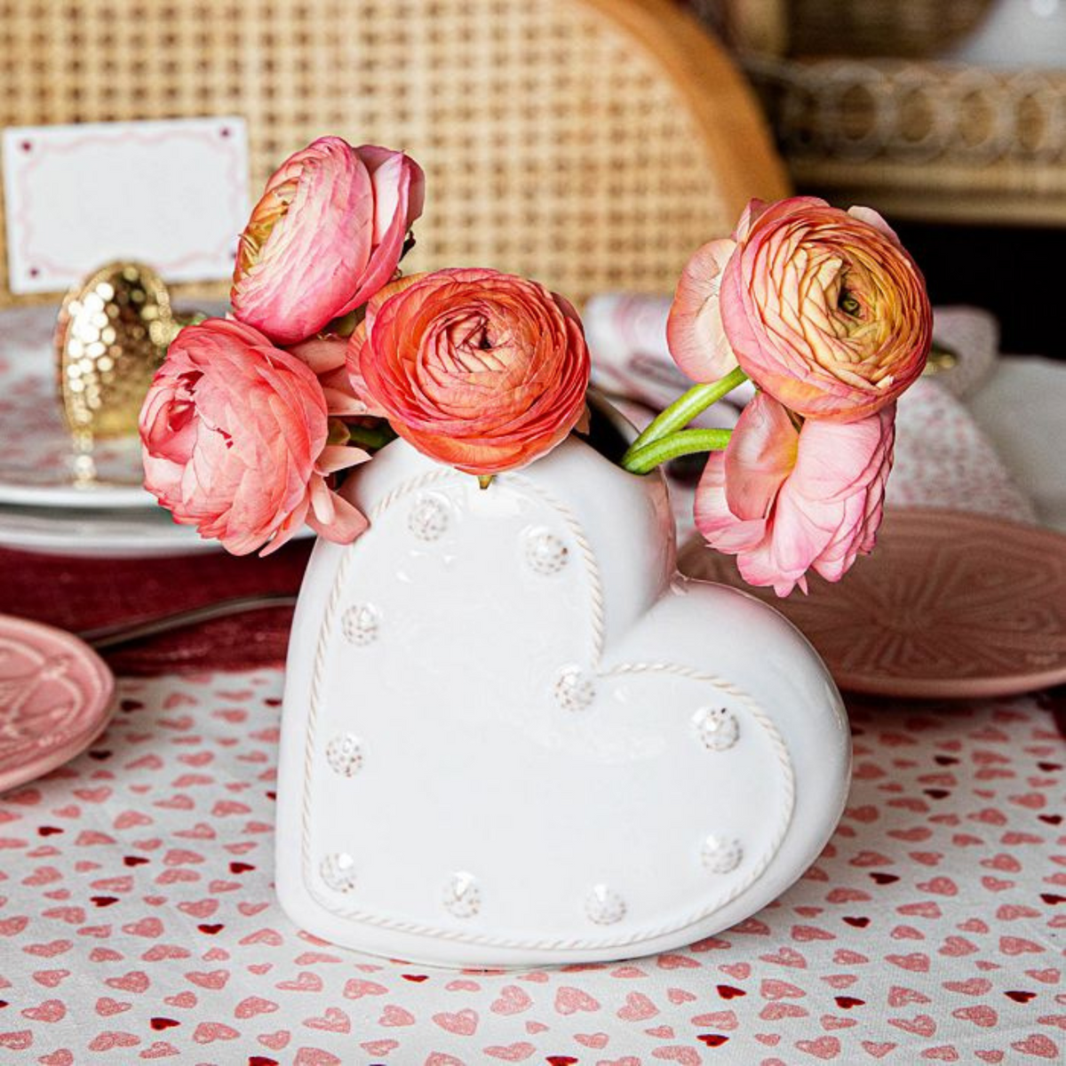 Berry & Thread Heart Vase | Maison & Tavola