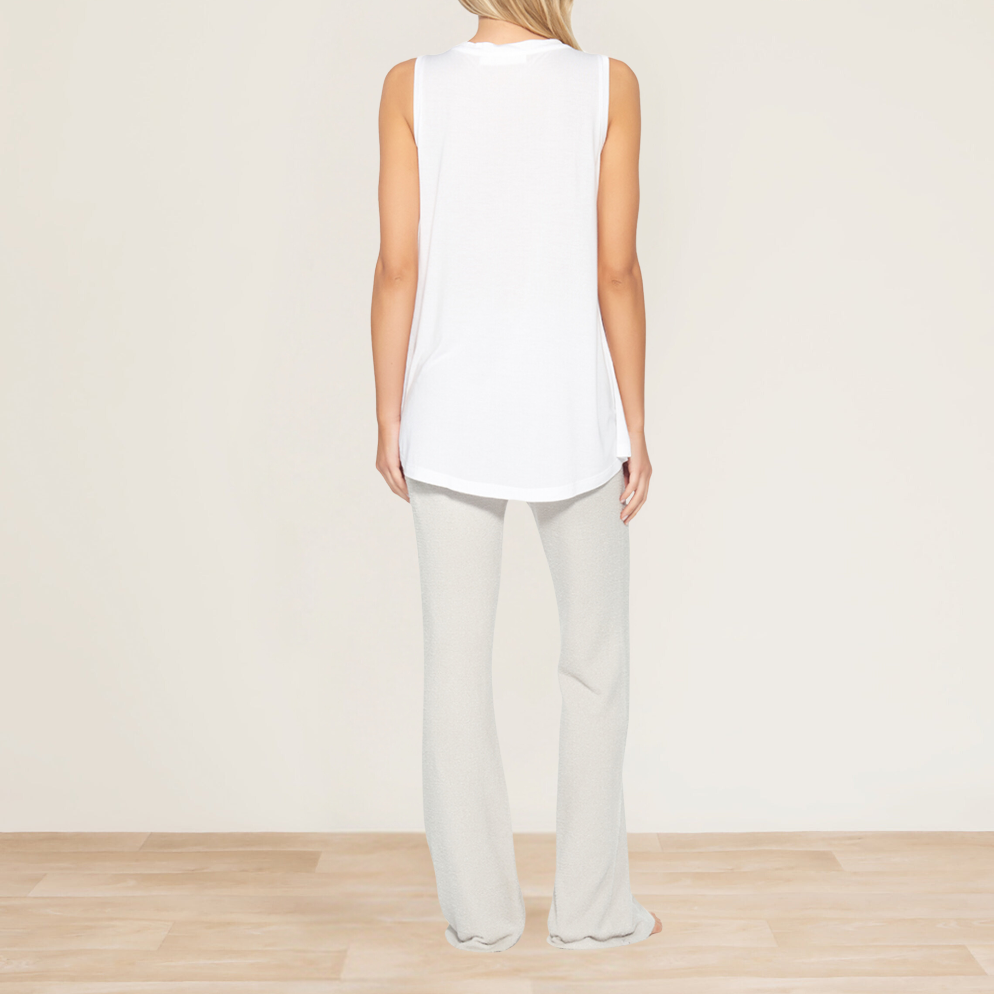 Sleeveless Modal V-Neck