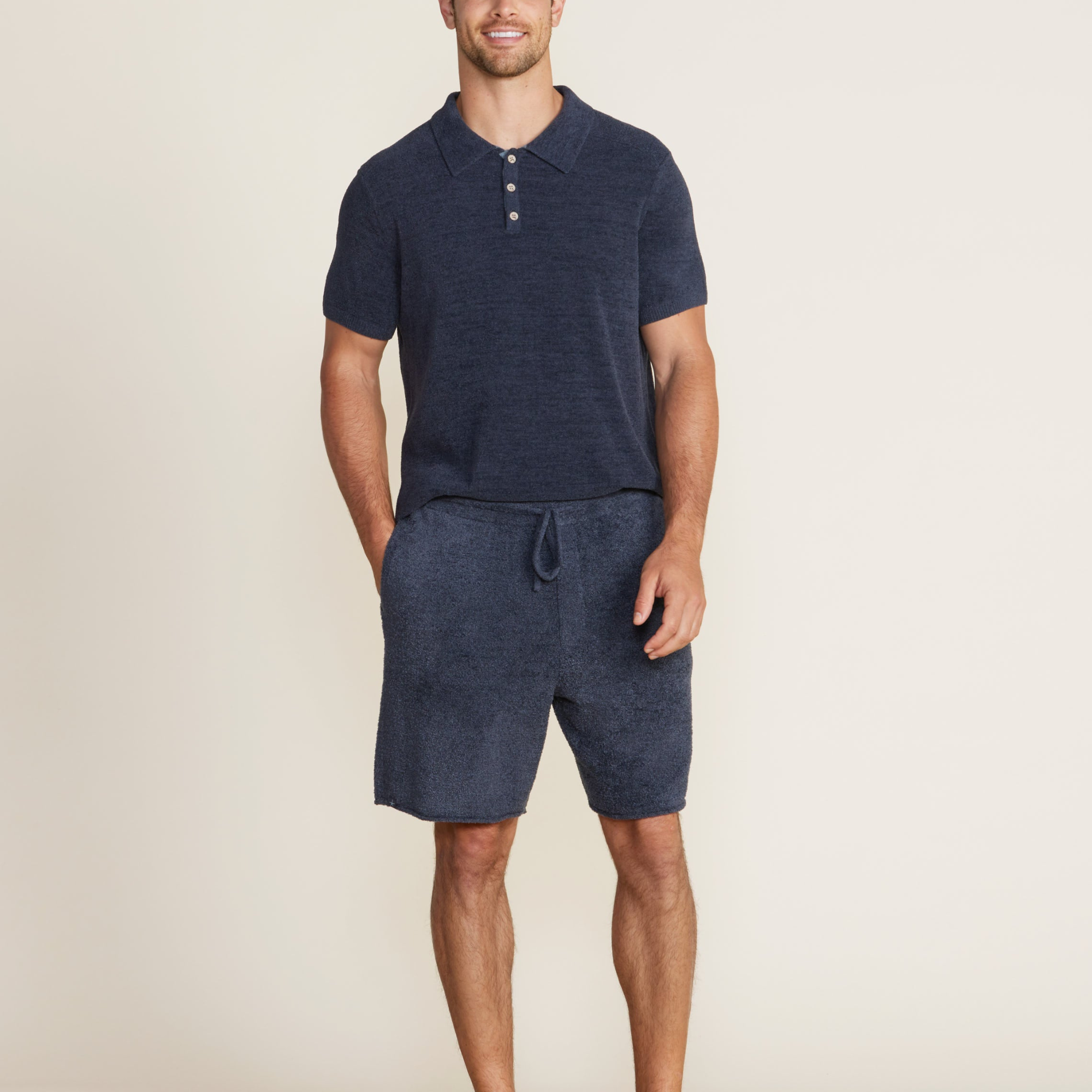 CozyChic Men's Rolled Edge Shorts