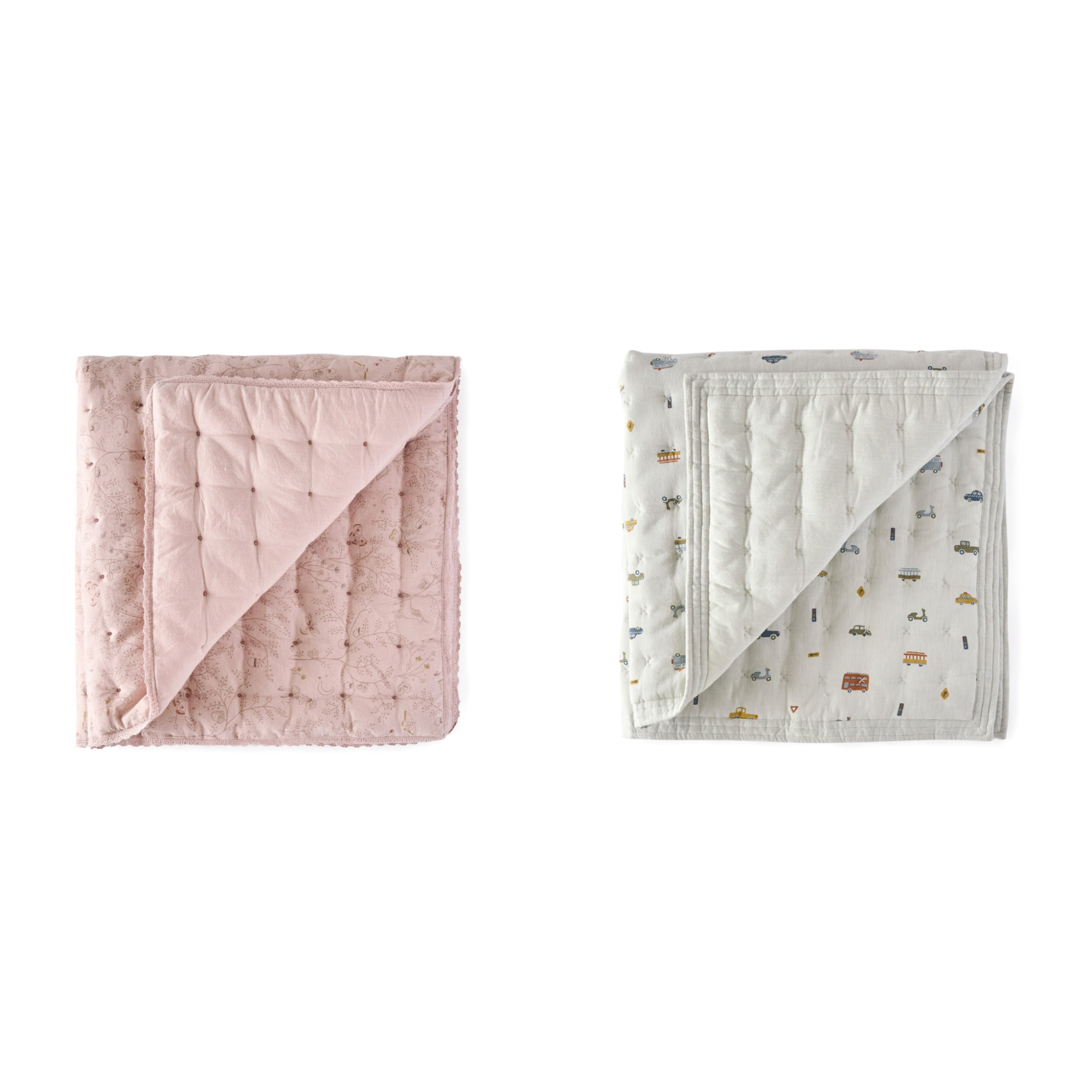 Quilted Chambray Blanket