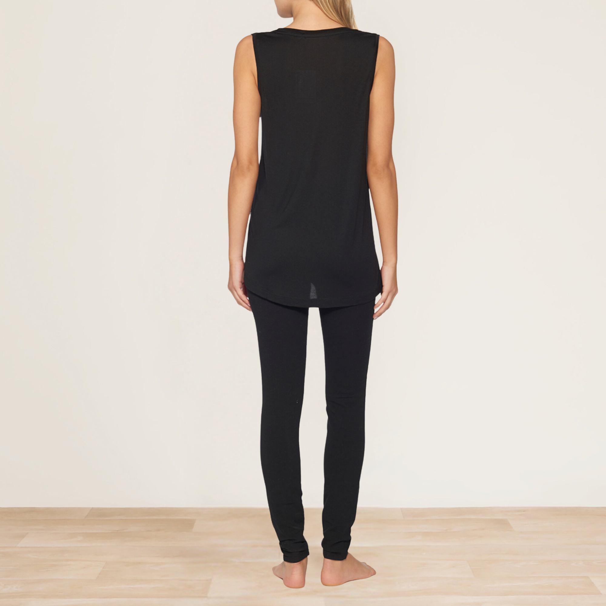 Sleeveless Modal V-Neck