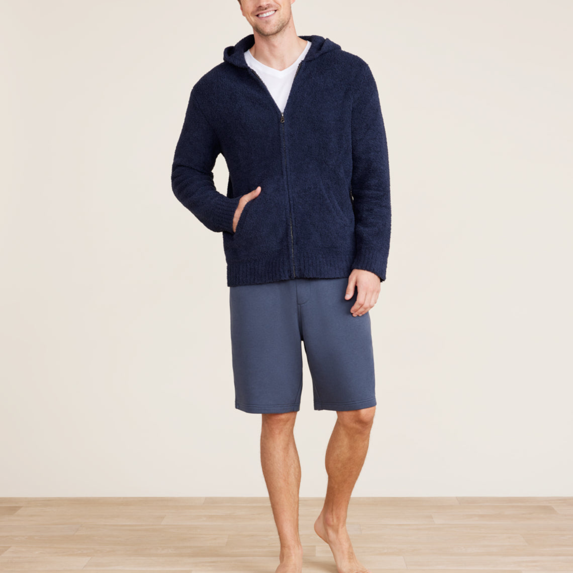 CozyChic Men's Zip Up Hoodie