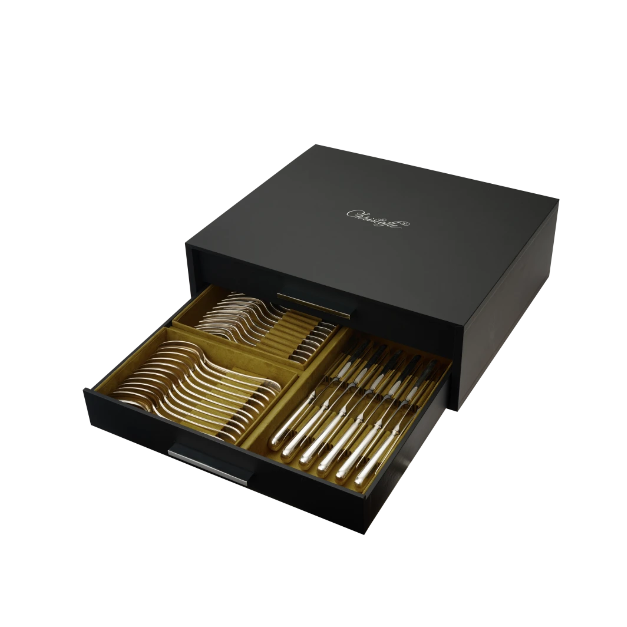 Albi 75 Piece Stainless Steel Flatware Set with Chest
