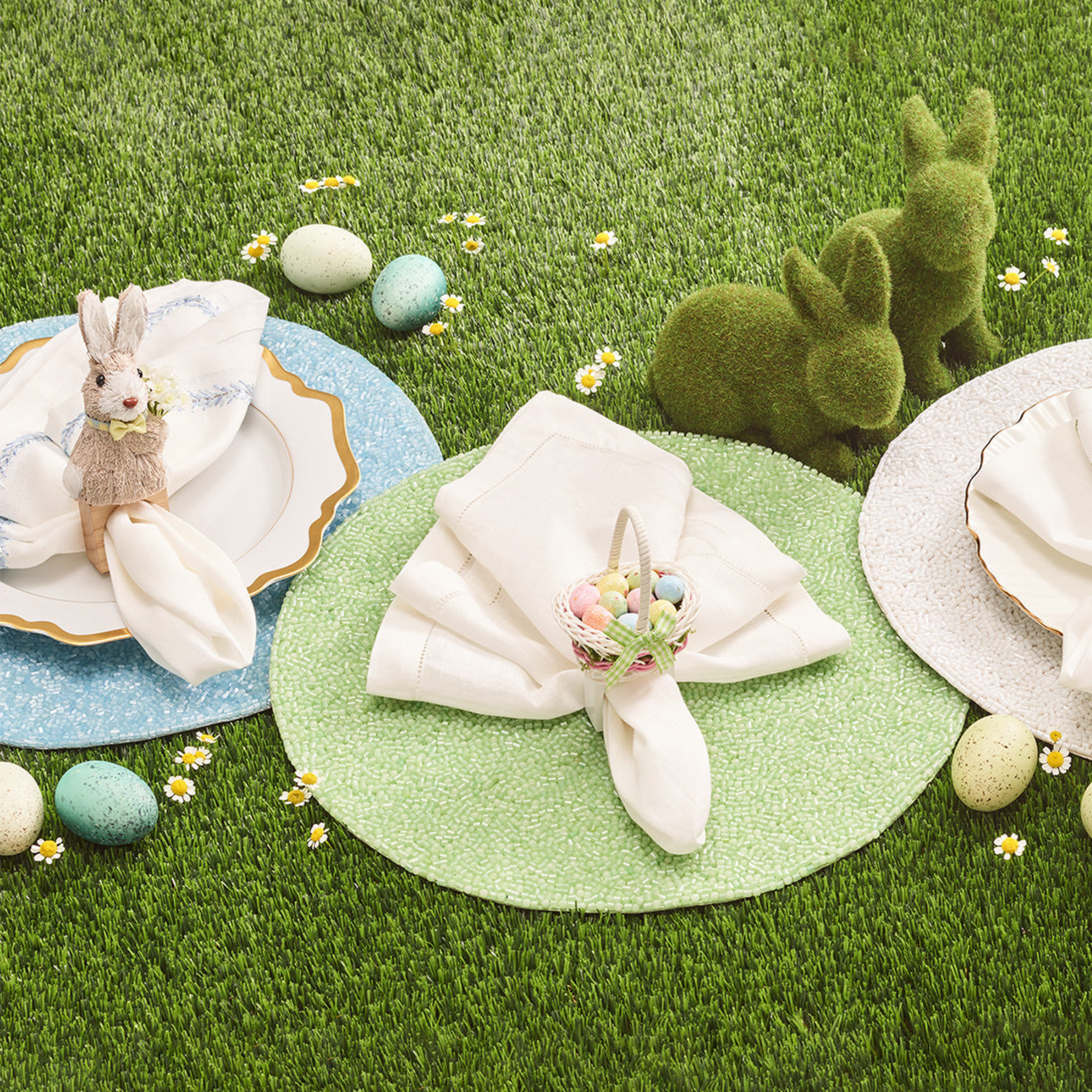 Easter Bunny Napkin Ring - Set of 4