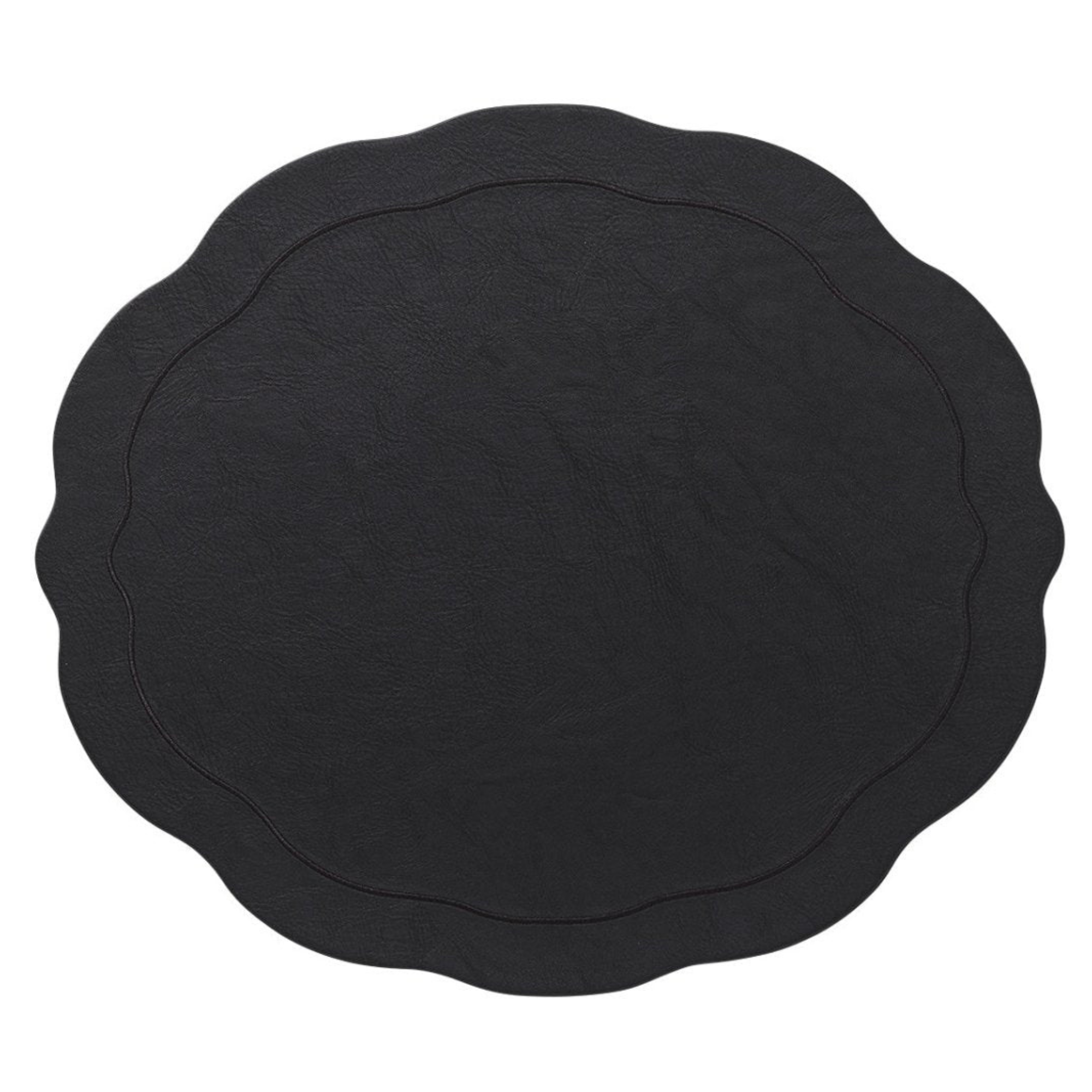 Black Tailored Placemats - Set of 4