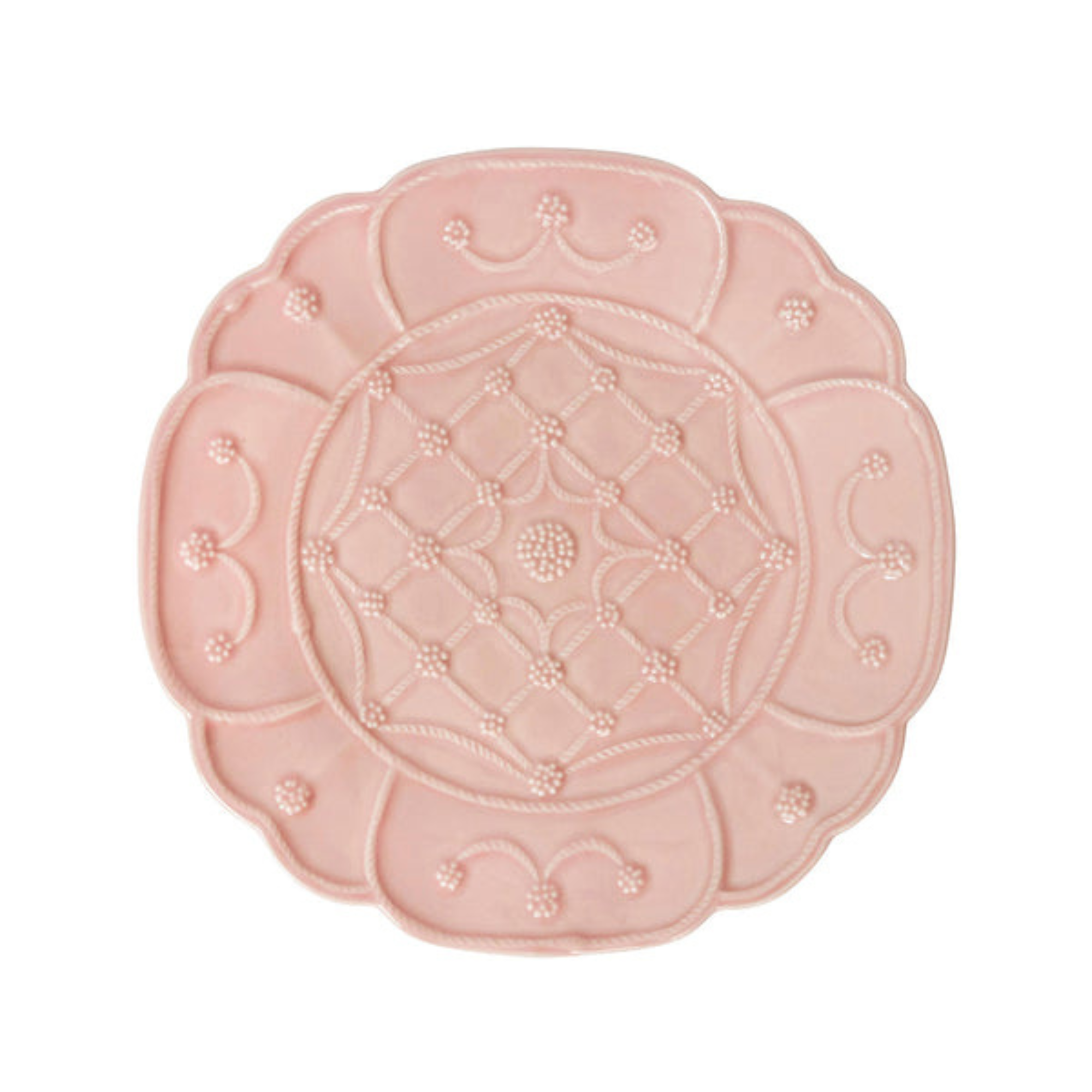 Jardin Du Monde Dessert/Salad Plate - Blush - Set of 4