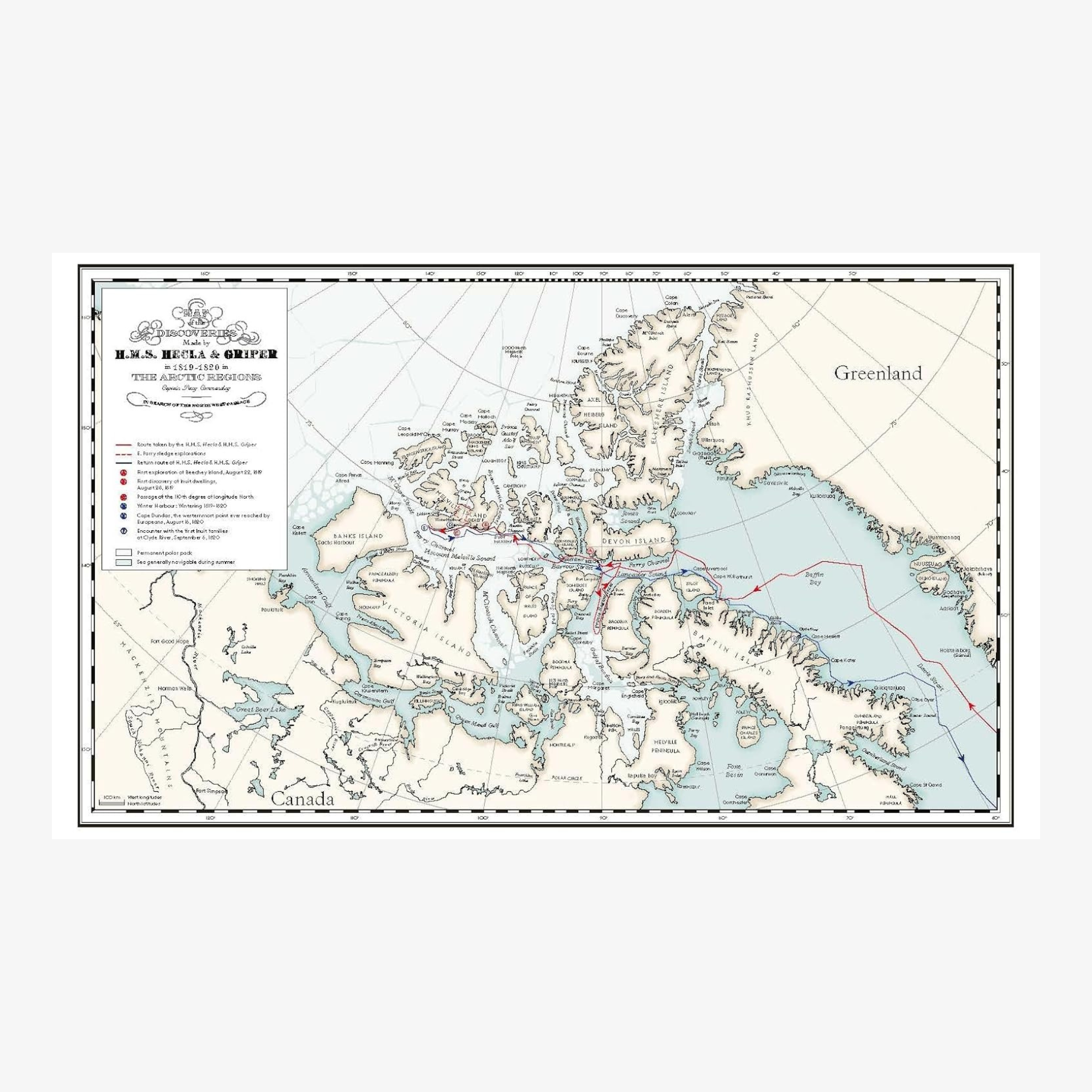 For Glory, Not Gold: Expeditions through Artic Islands 1818-1876