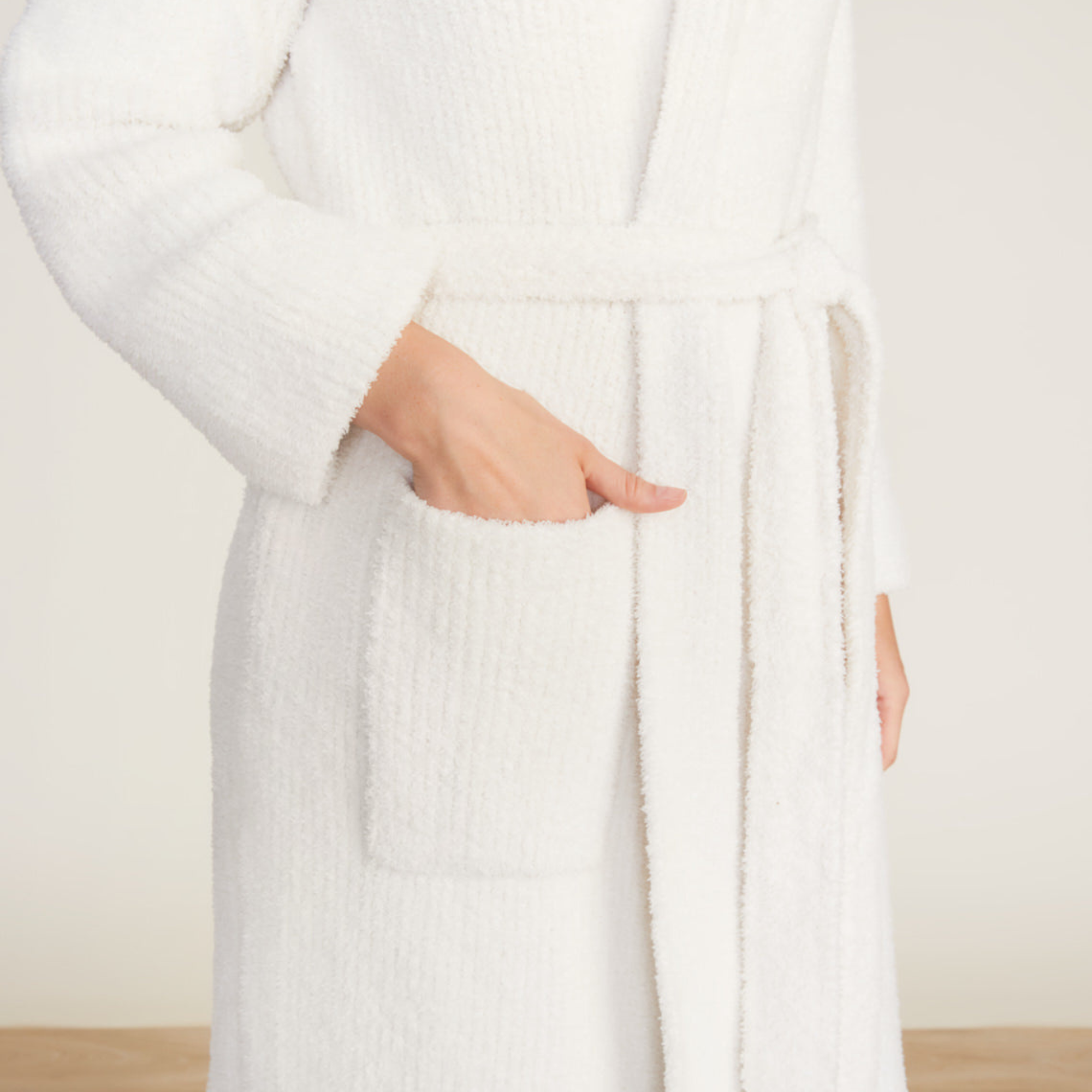 CozyChic Ribbed Hooded Robe