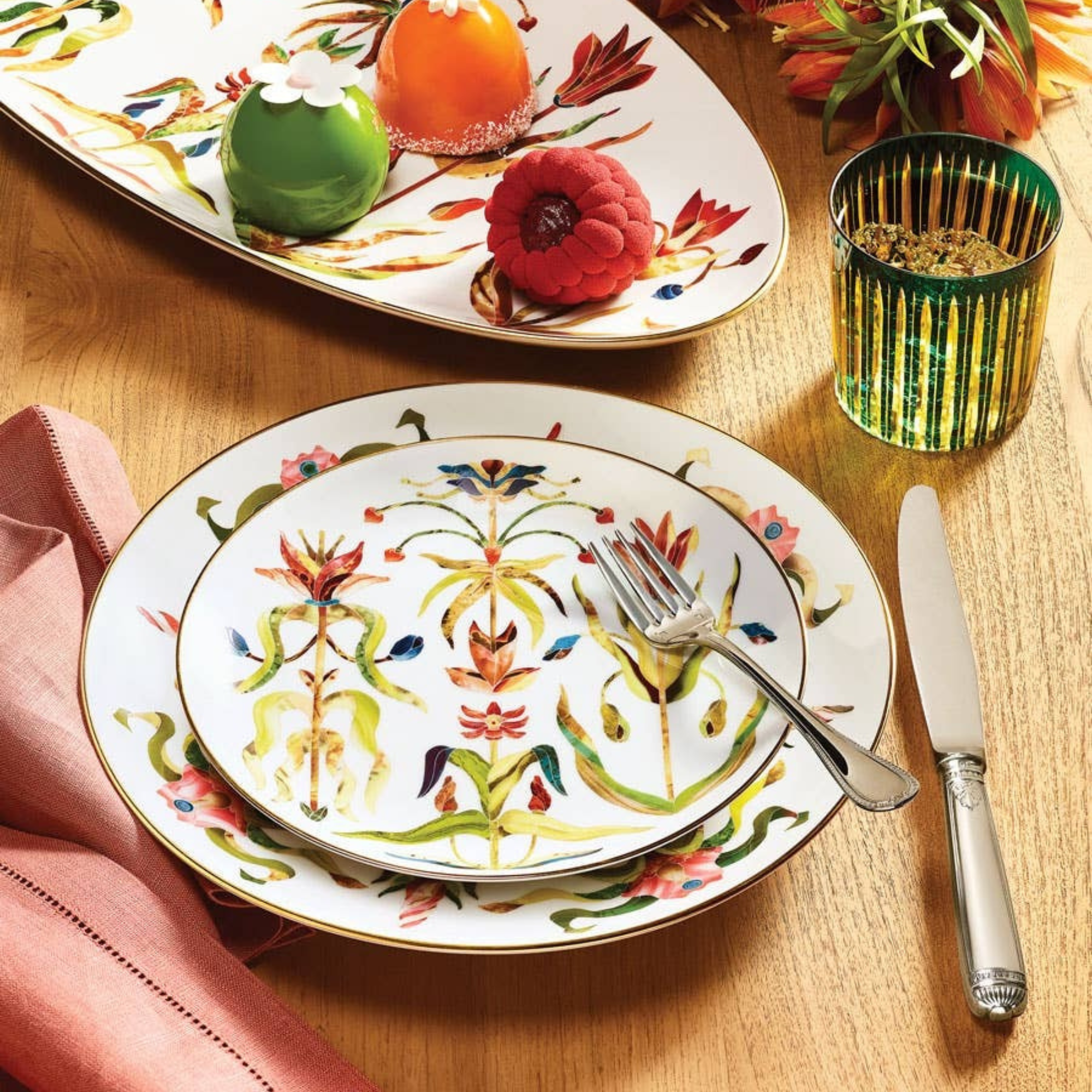 Grand Tour Dessert Plate