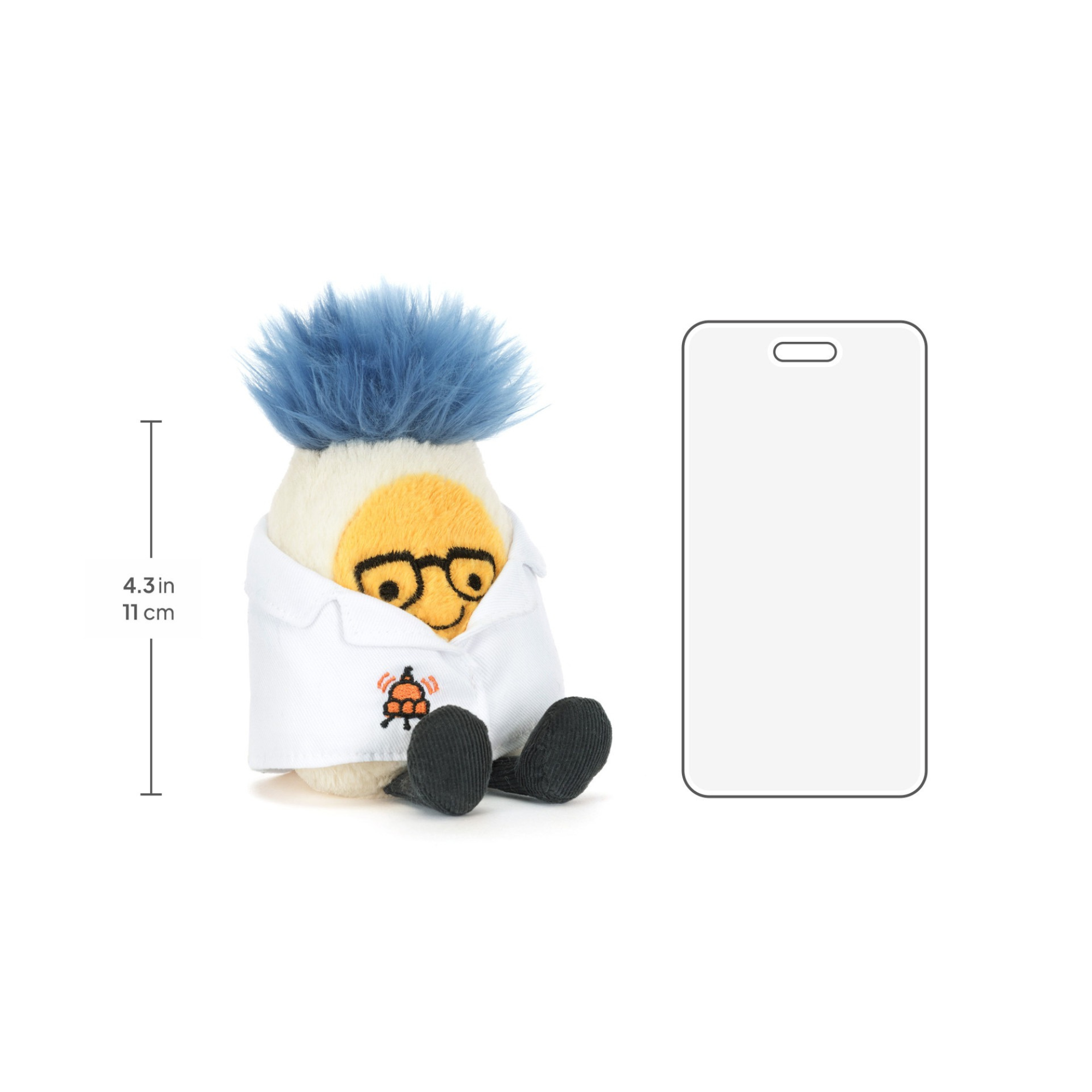 Amuseables Boiled Egg Scientist Outfit