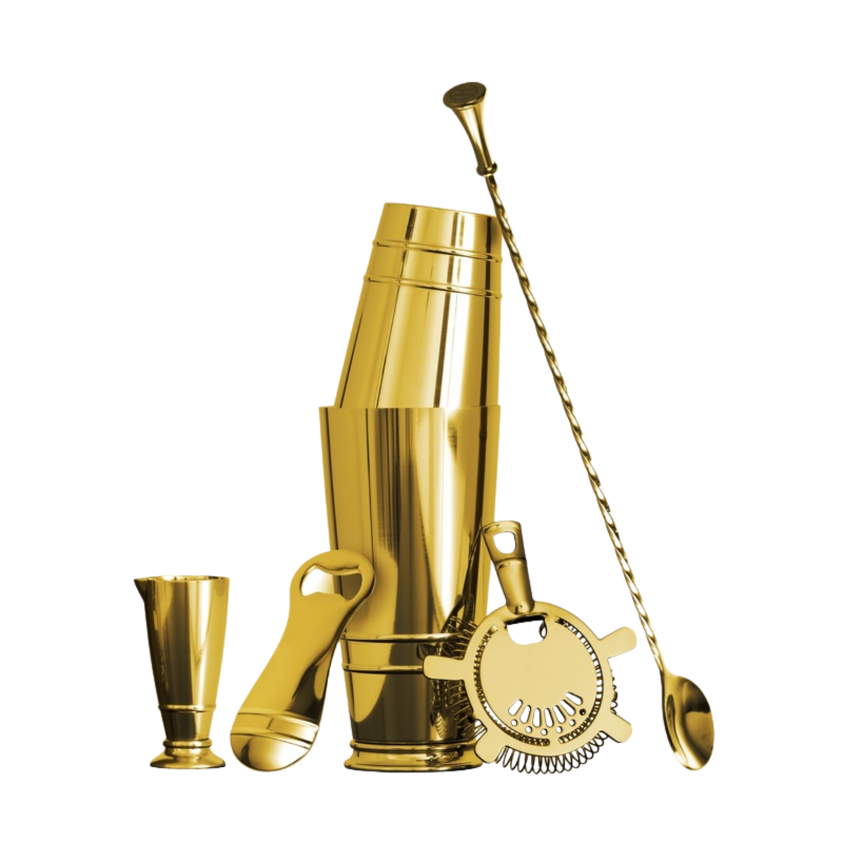 Crafthouse by Signature Bartender Essentials Kit - Gold