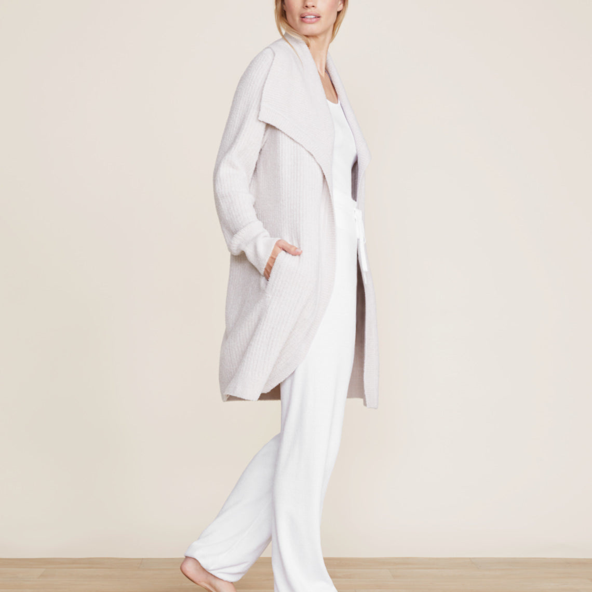 CozyChic Lite Ribbed Drape Cardigan