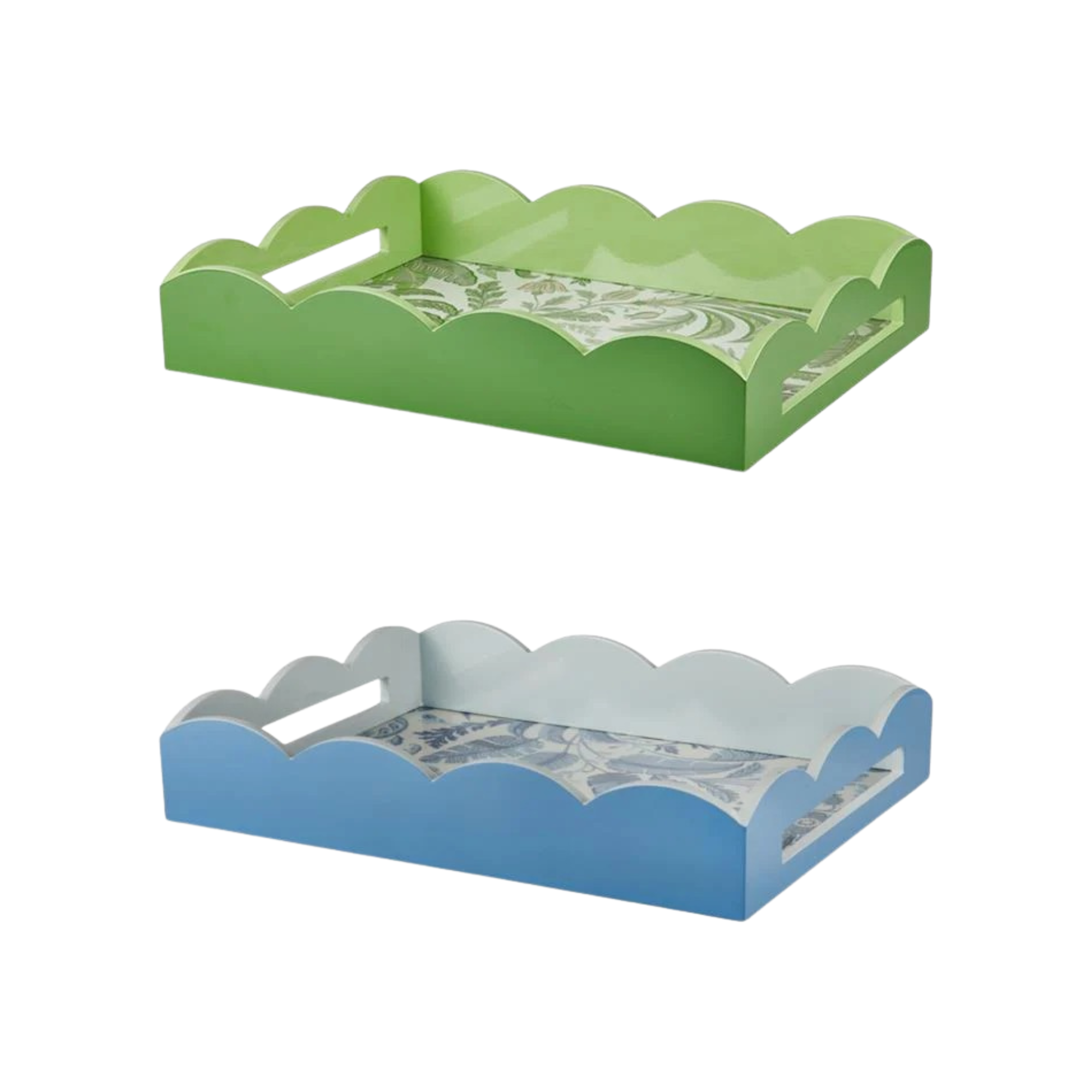 Palm Beach Lacquered Scallop Medium Tray