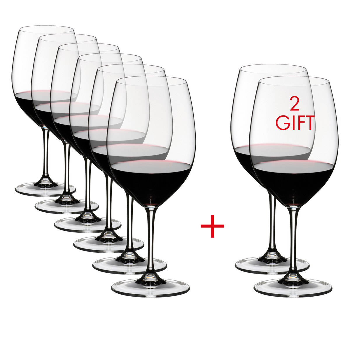 Vinum Cabernet Sauvignon/Merlot Glass - Set of 8