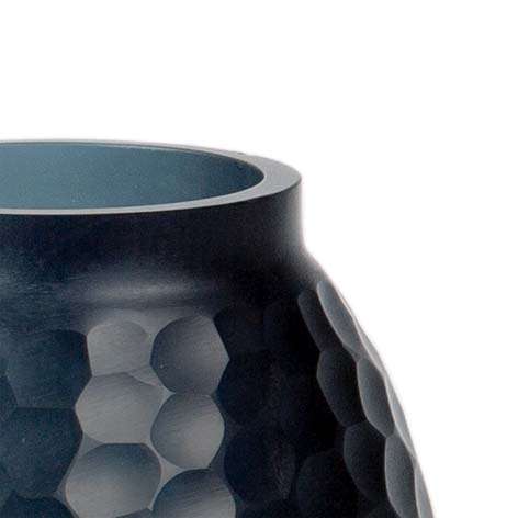 Quilotta Vase - Dark Indigo