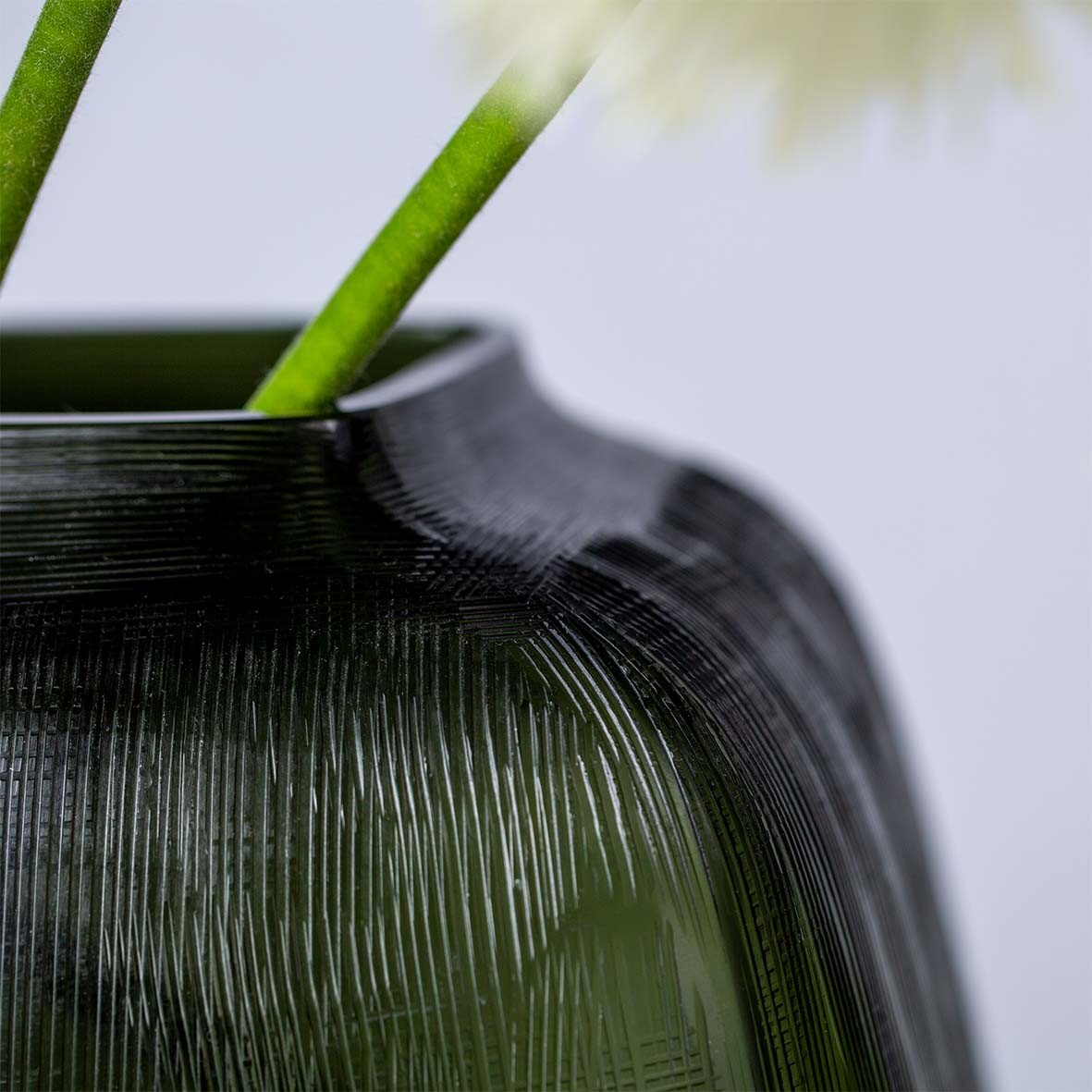 Mythos Vase - Black Steelgrey