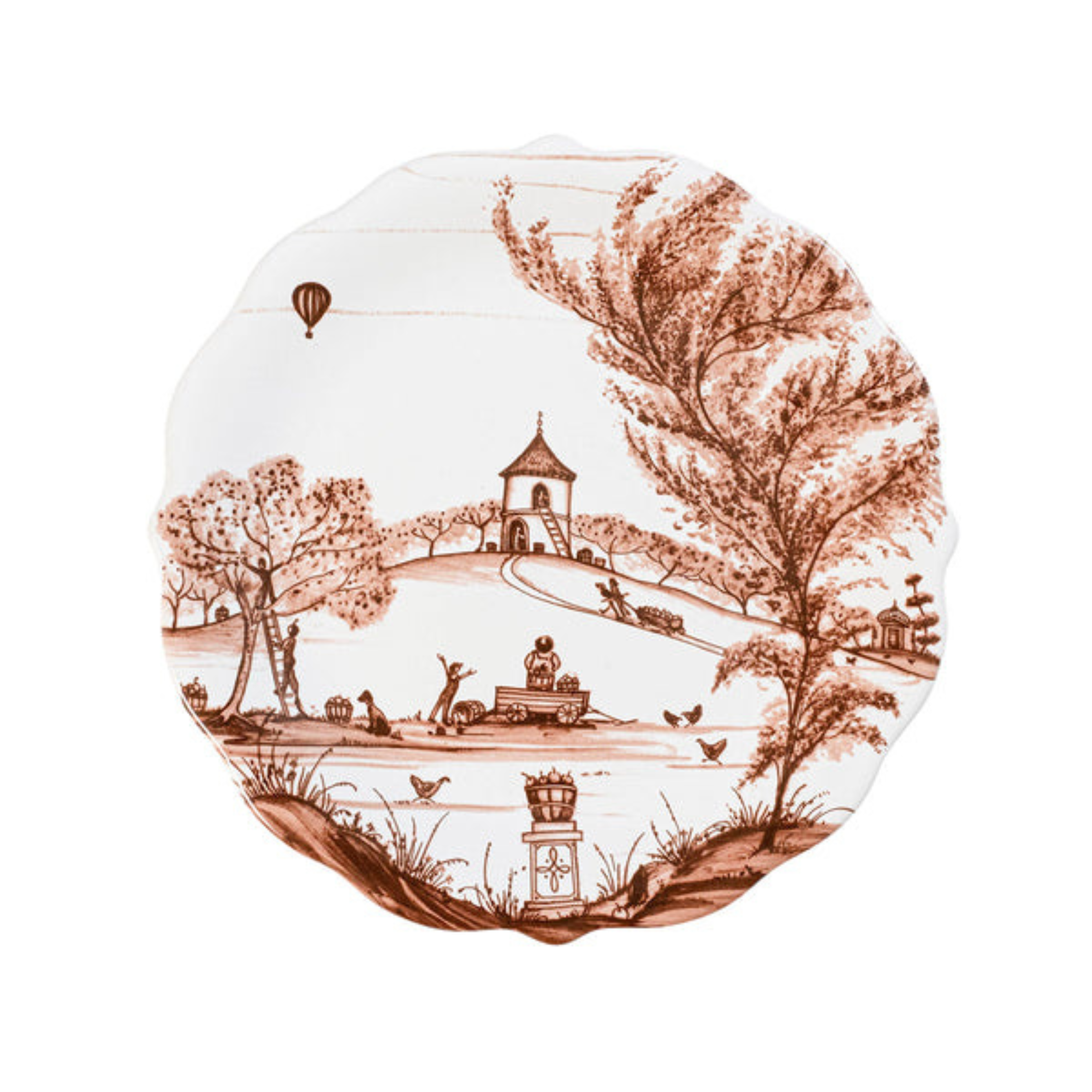 Country Estate Harvest Party Plate - Set of 4