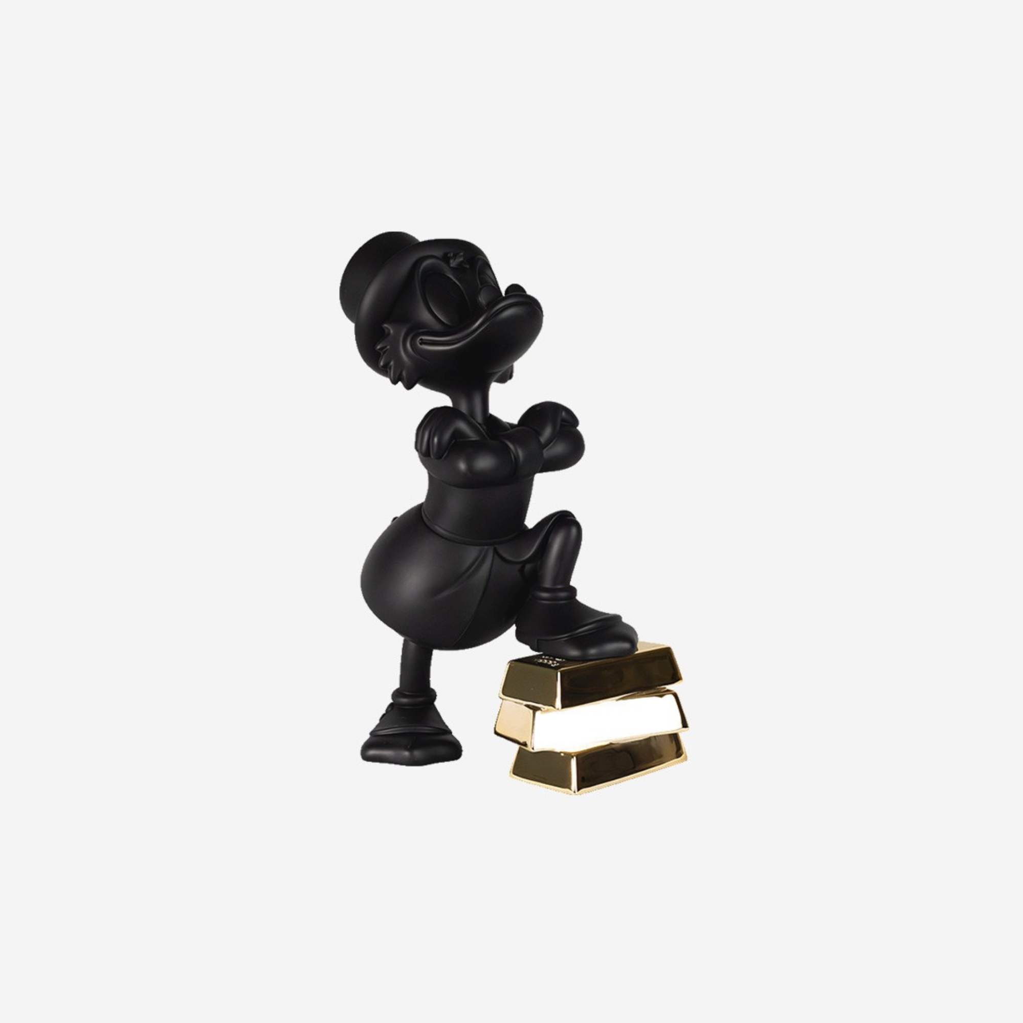 Uncle Scrooge Ingots in Matte Black & Chromed Gold