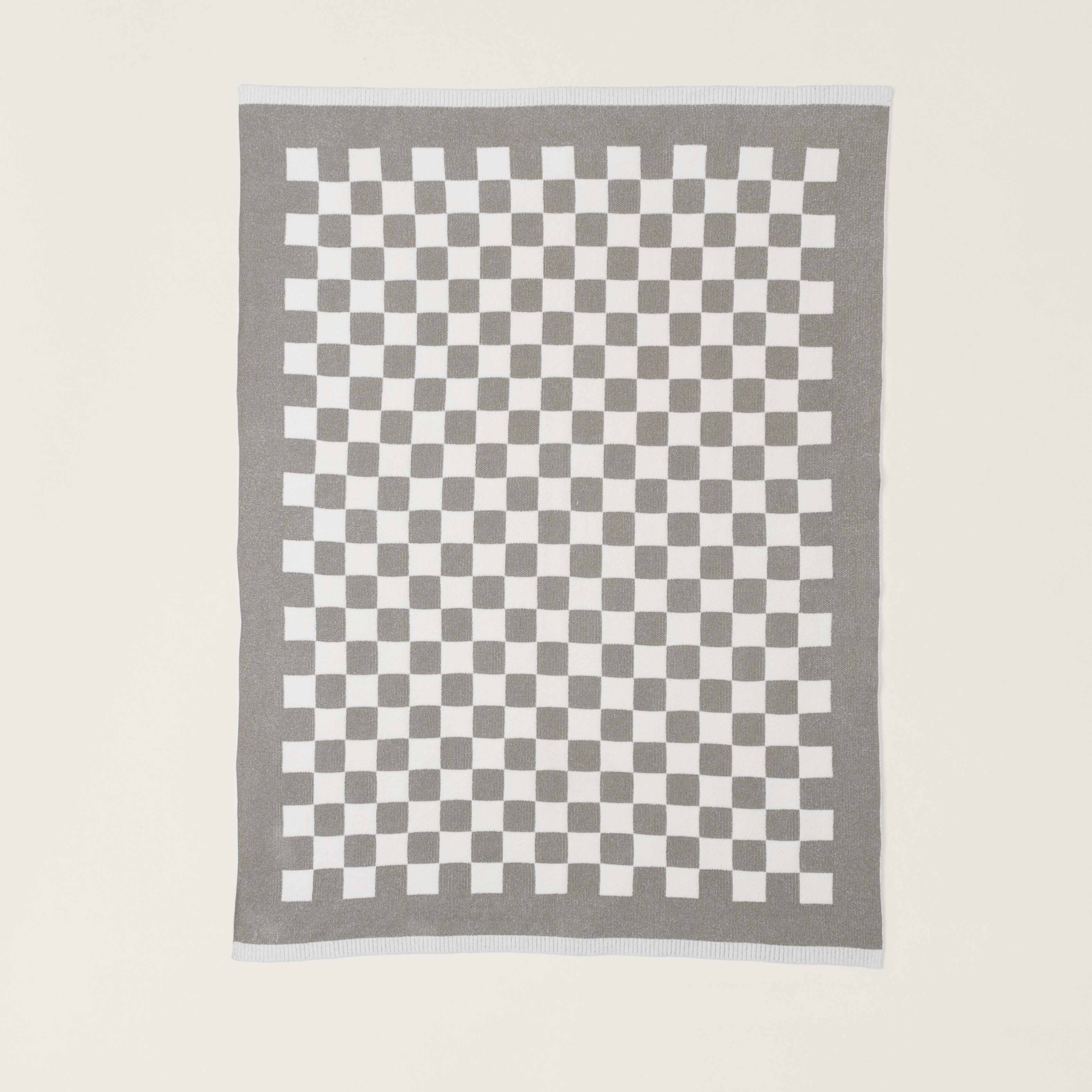 CozyChic Cotton Checkered Throw