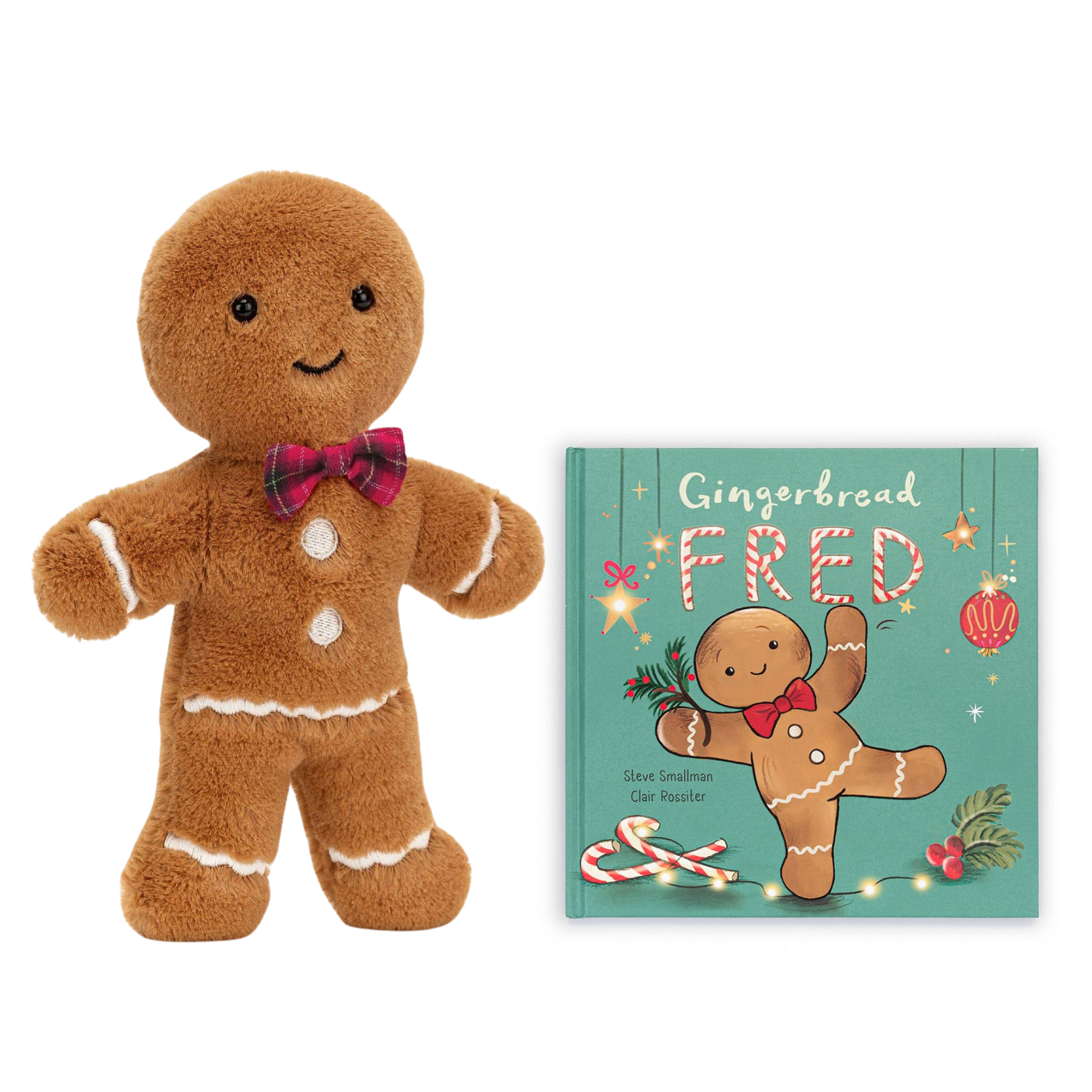 Jolly Gingerbread Fred & Book - Huge