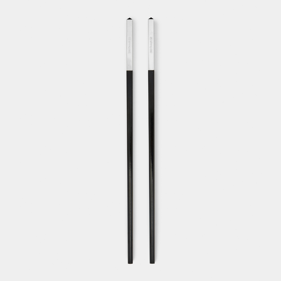 UNI Black Chopsticks with Rest