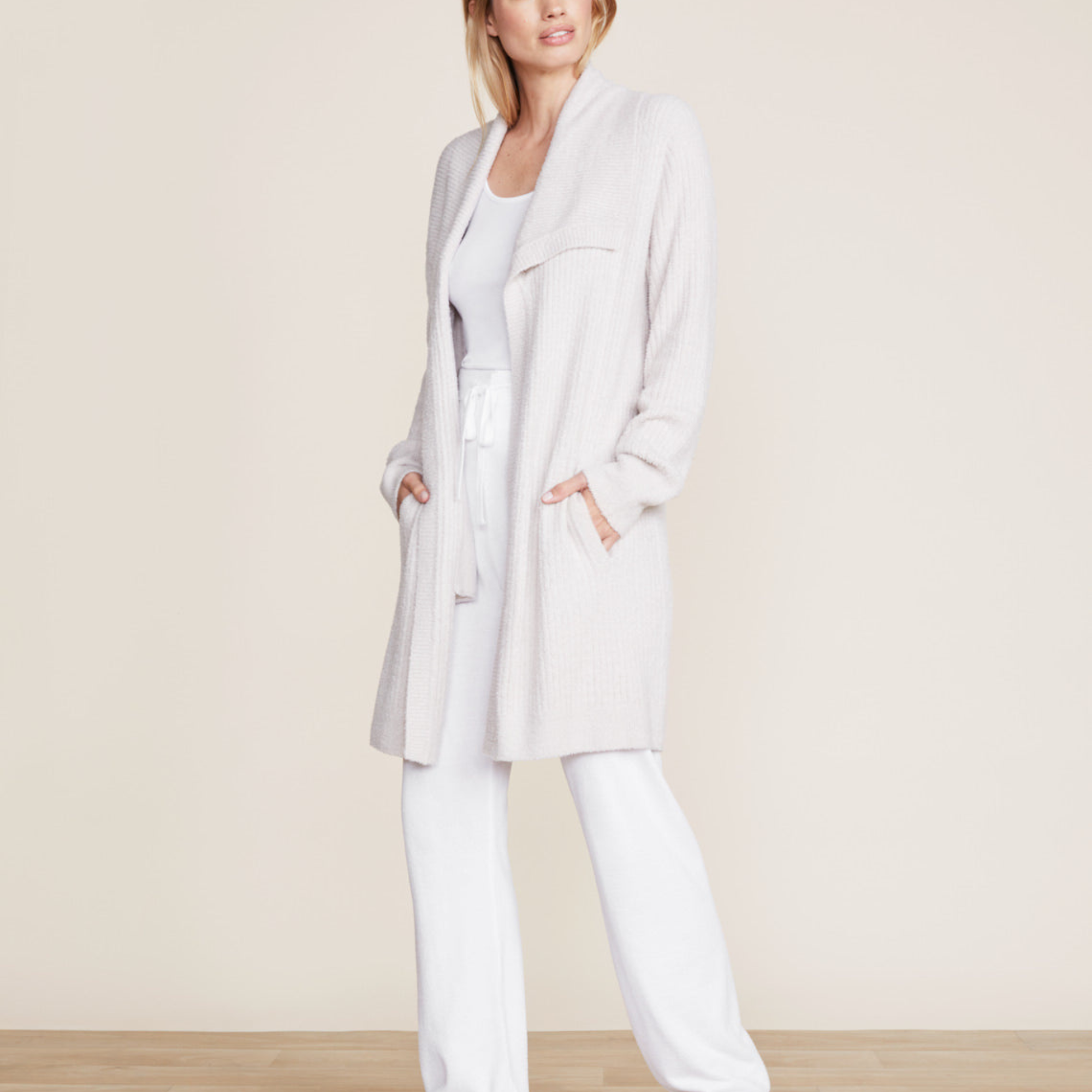 CozyChic Lite Ribbed Drape Cardigan