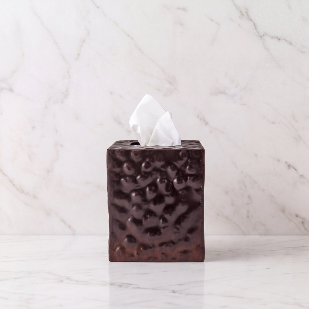 Hammered Tissue Box