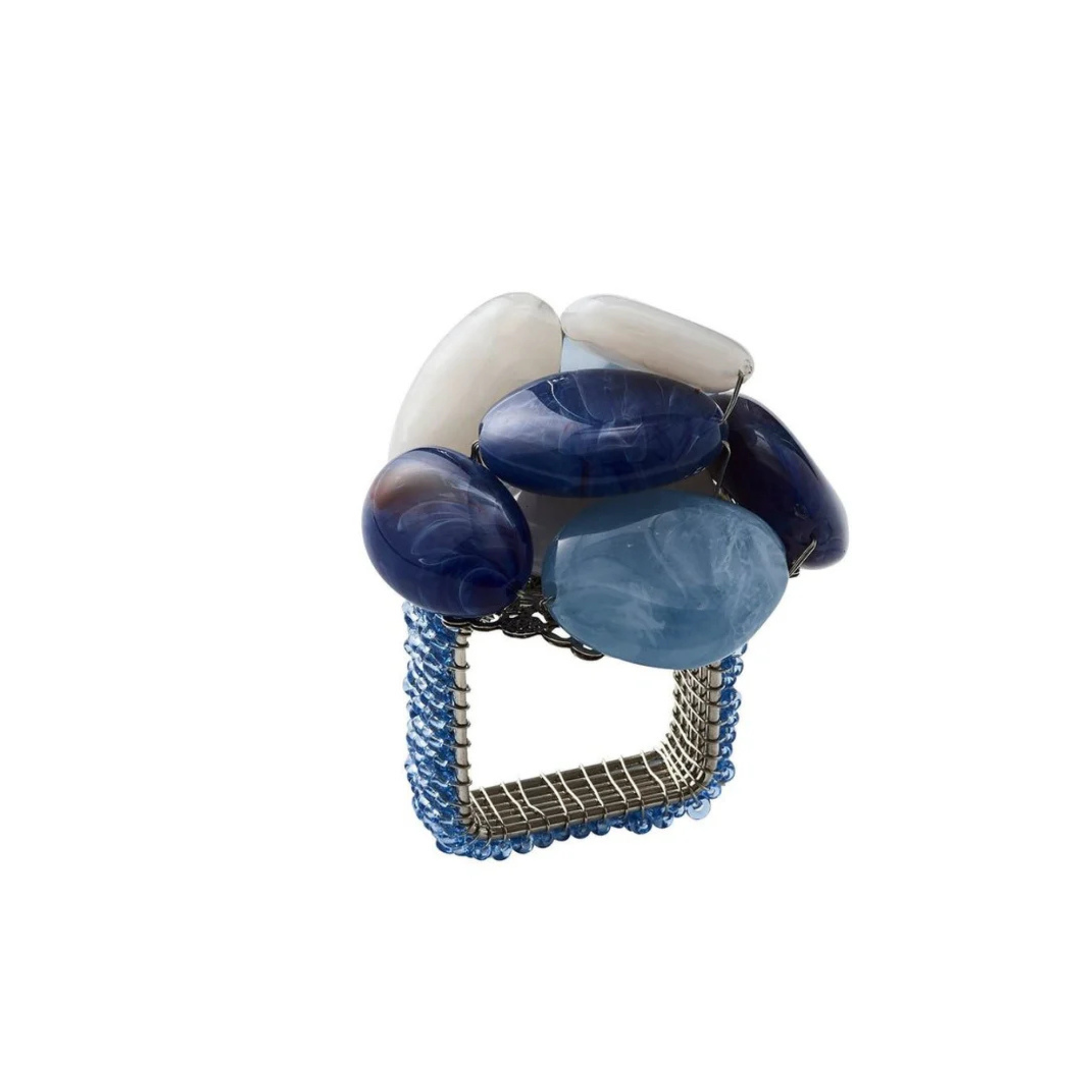 Sea Stone Napkin Rings - Set of 4