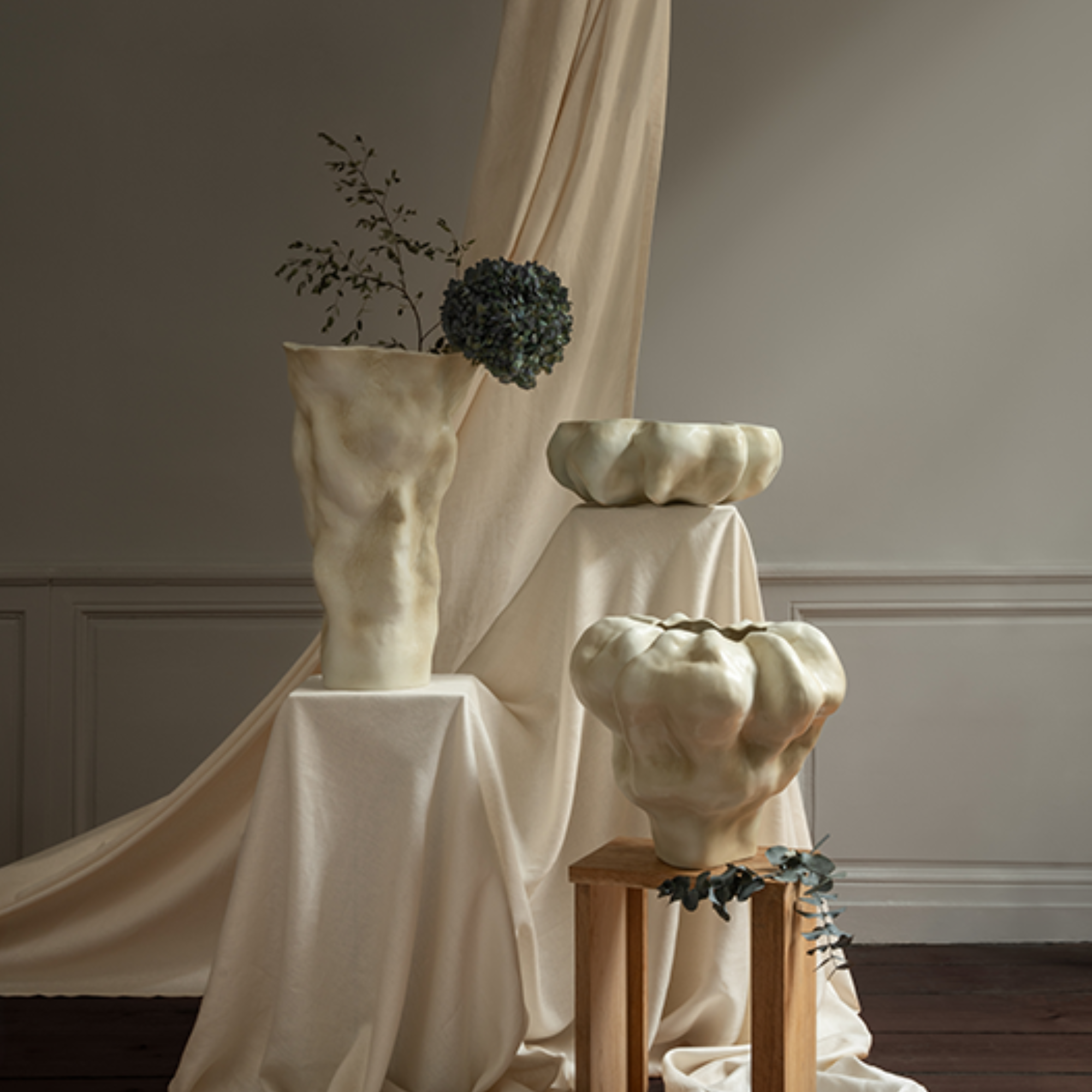 Douro Vase Oat - Medium