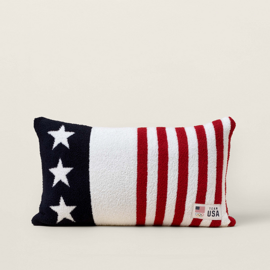 CozyChic Team USA Stars and Stripes Pillow