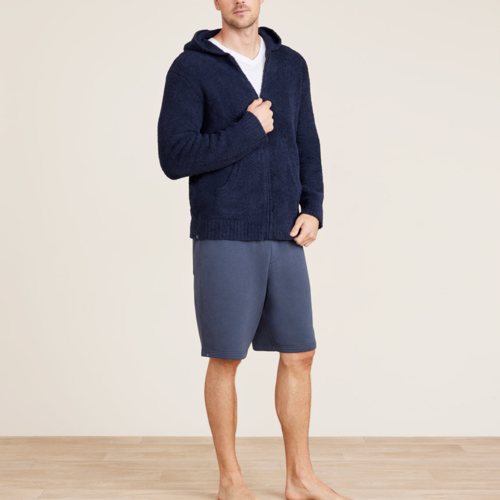 CozyChic Men's Zip Up Hoodie