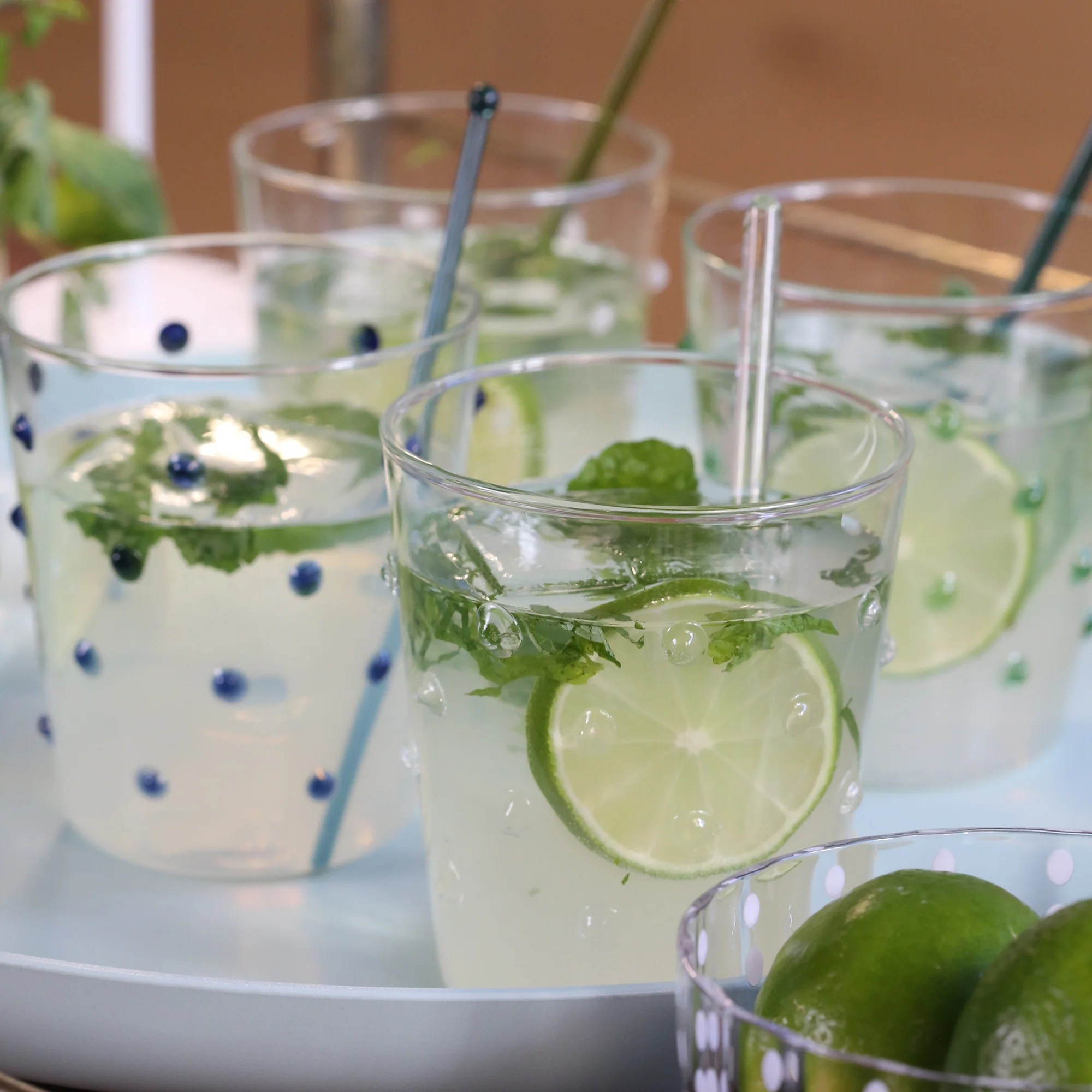 Party Tumbler in Blue - Set of 2