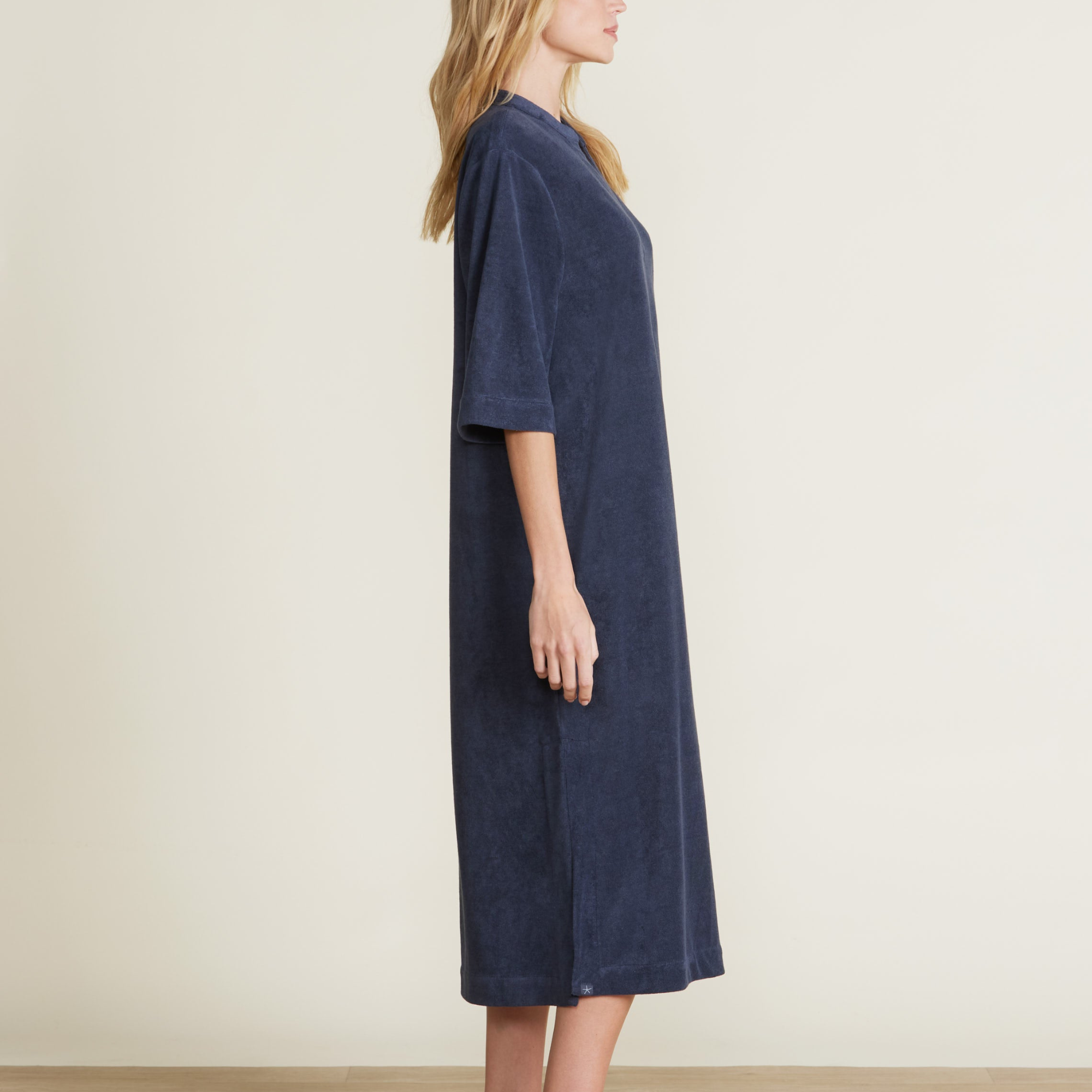 CozyTerry Placket Caftan