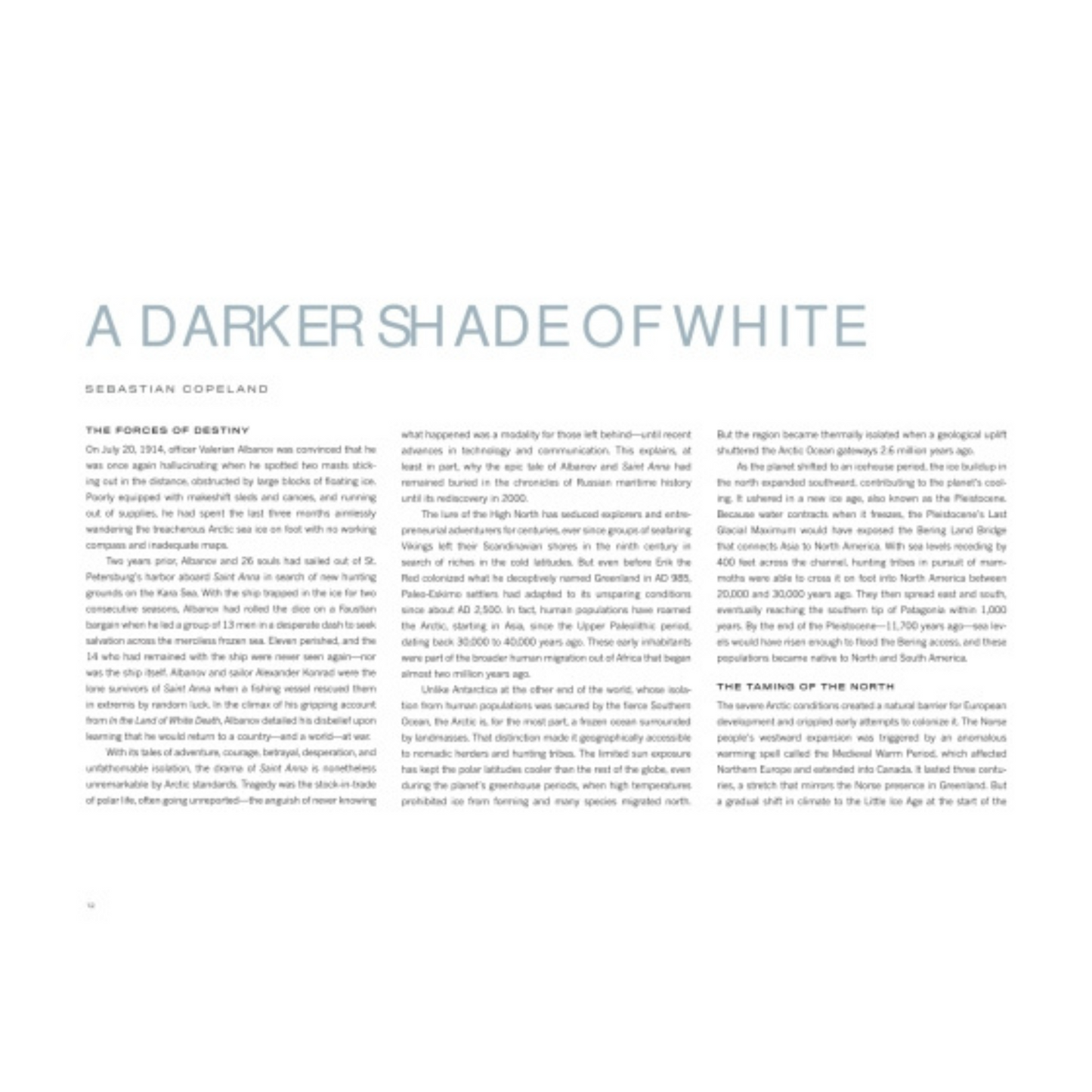 The Artic: A Darker Shade of White