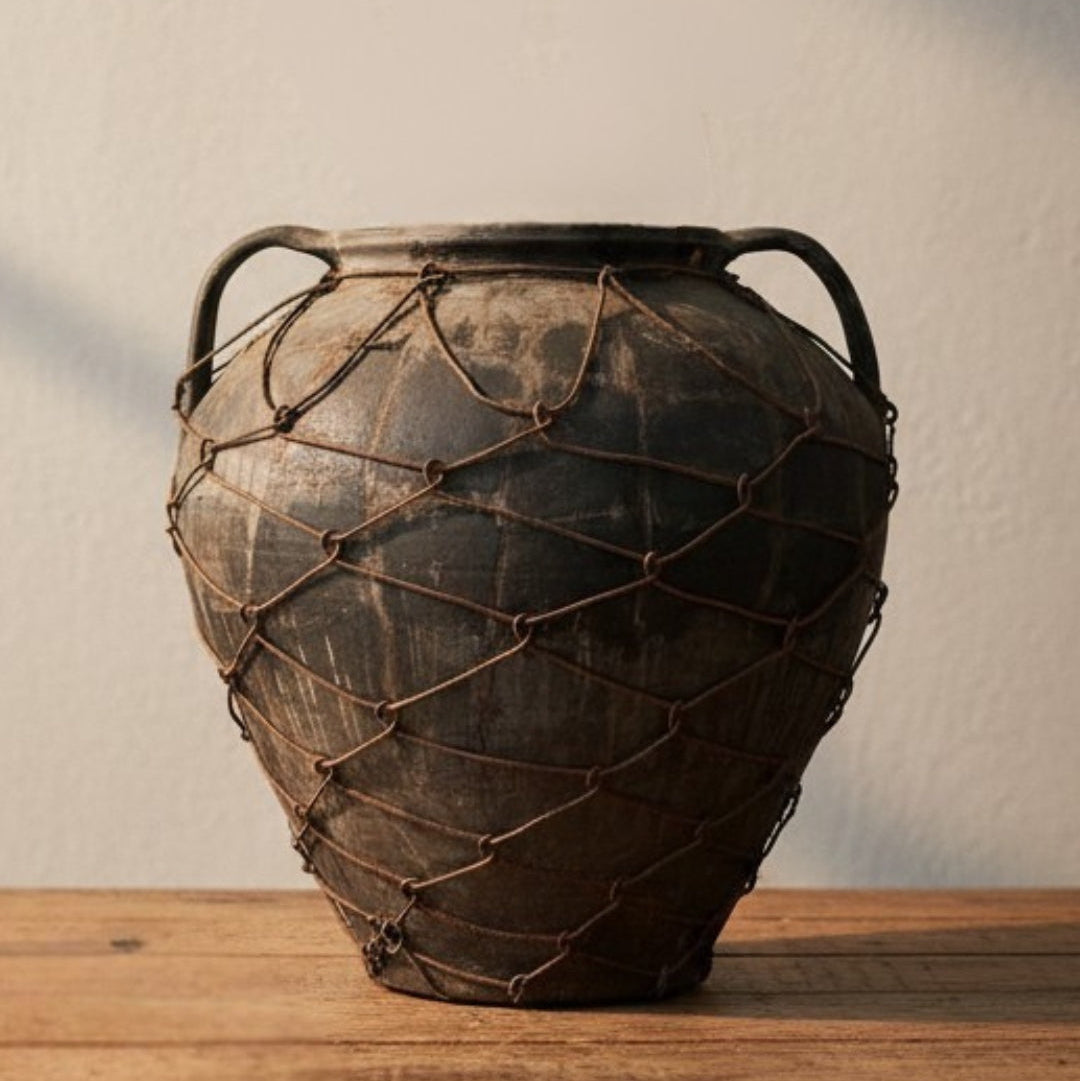 Vintage Peasant Pot - Large