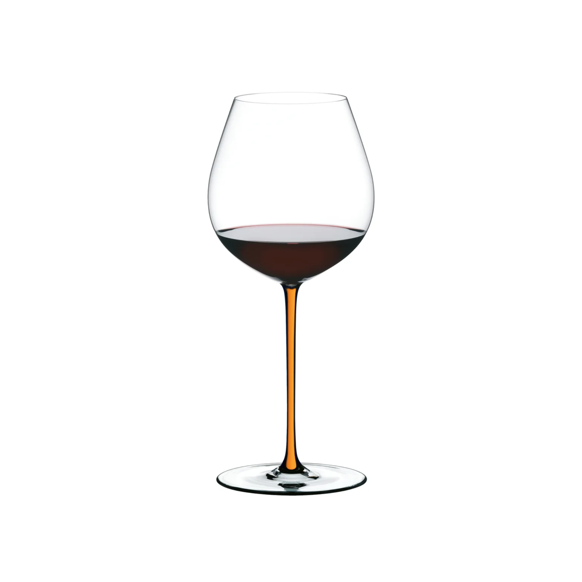 Fatto A Mano Pinot Noir Wine Glass in Orange