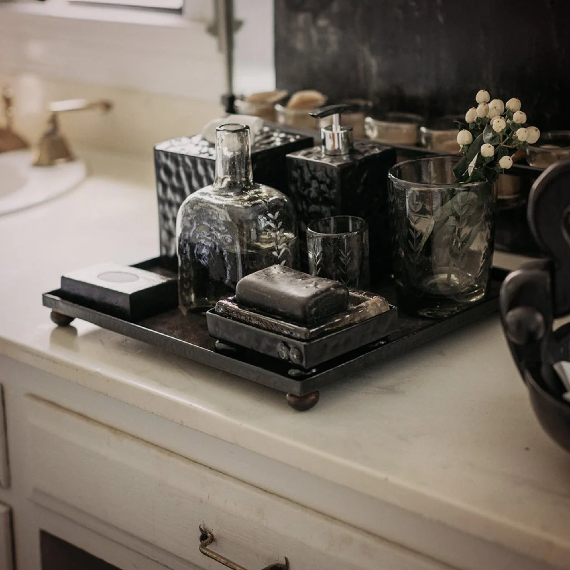 Laurel Decanter con Vaso de Agua