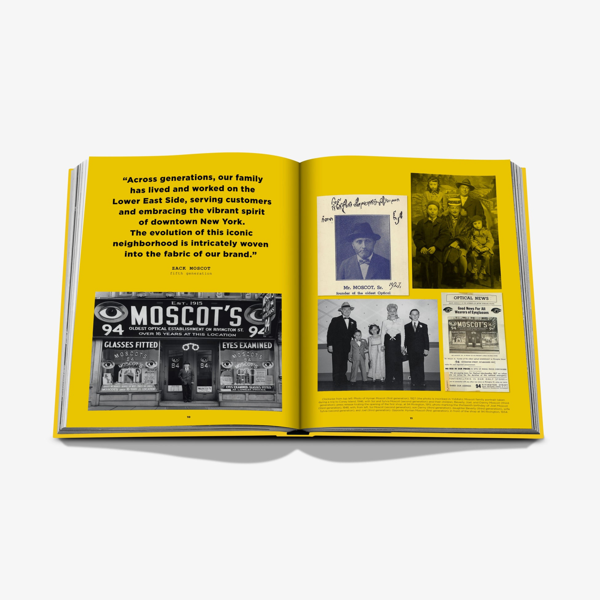 Moscot: New York City, Since 1915