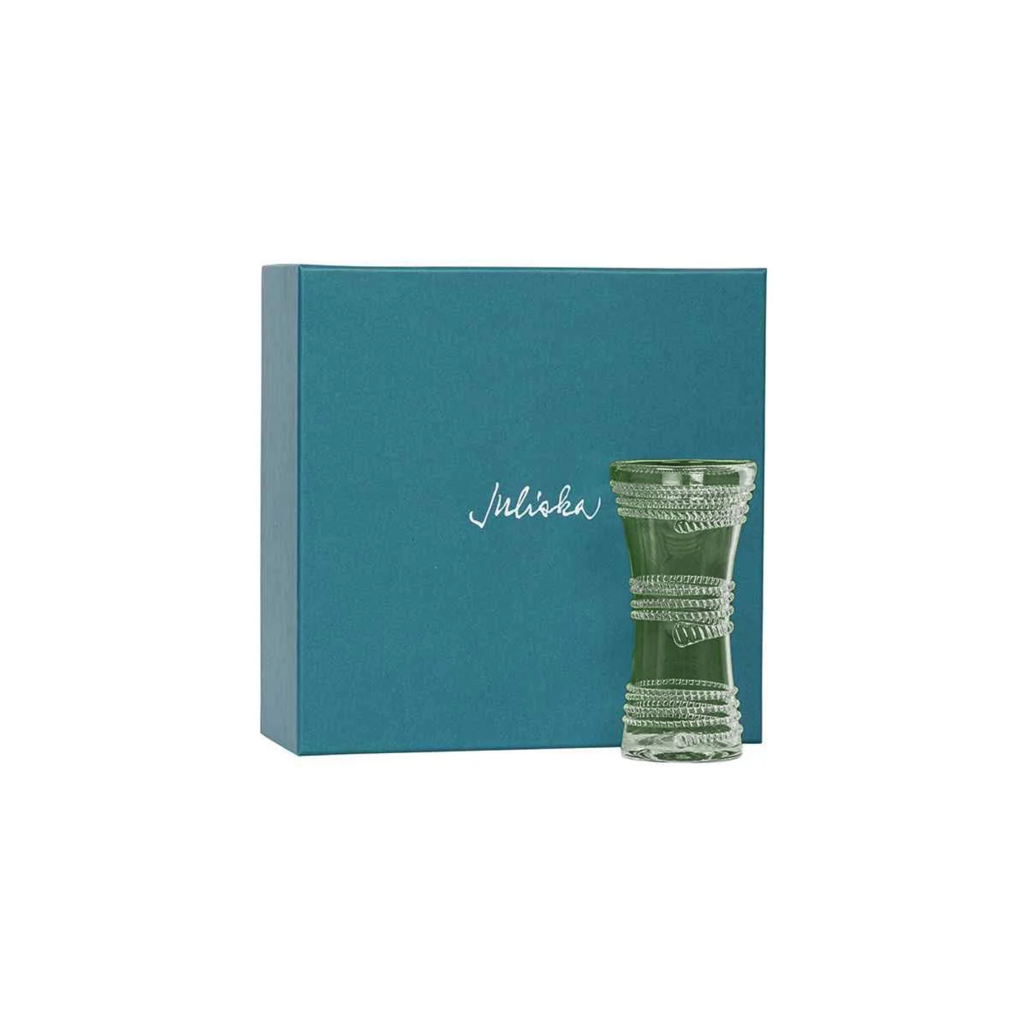 Ella Corset Vase in Green