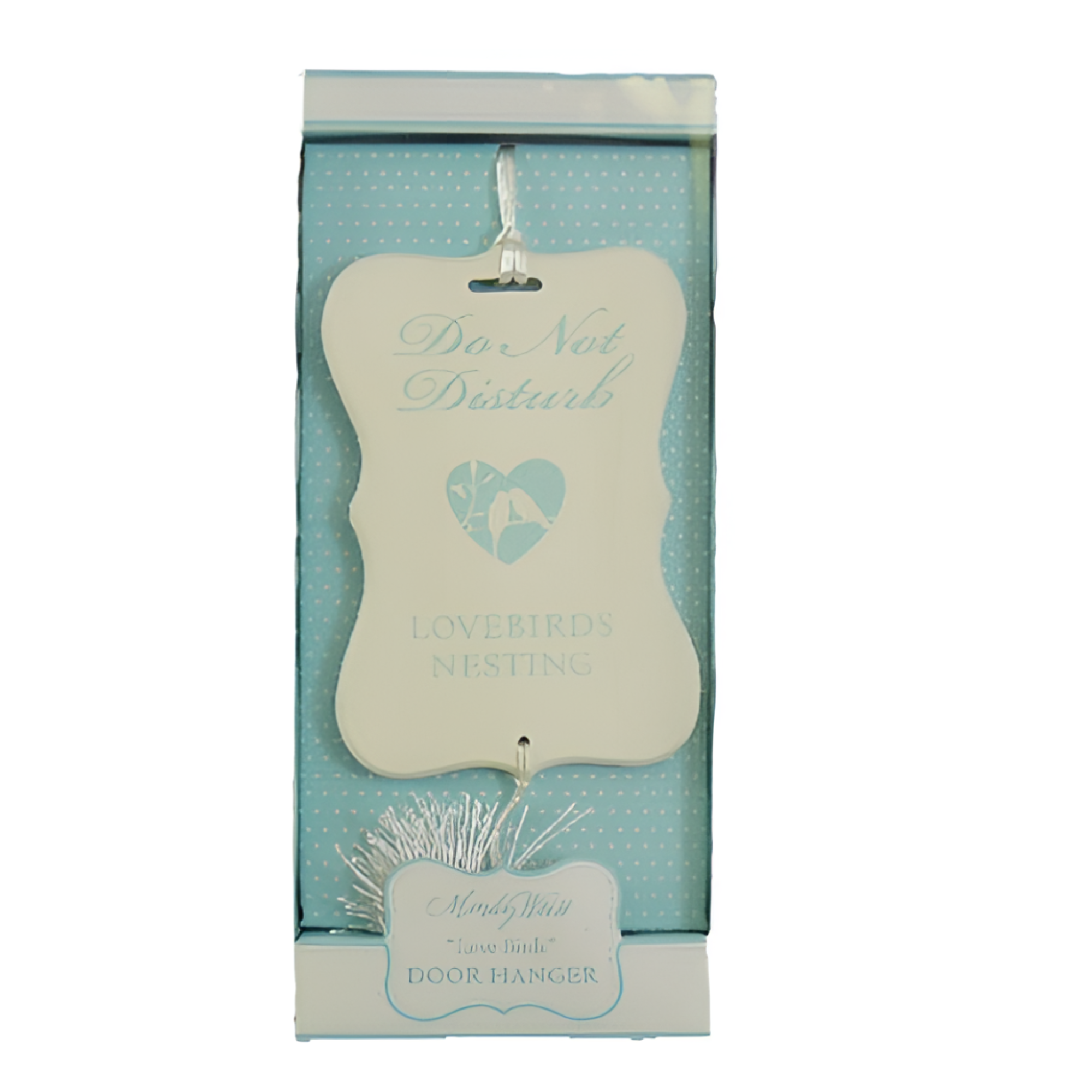 Do Not Disturb Lovebirds Nesting Door Hanger